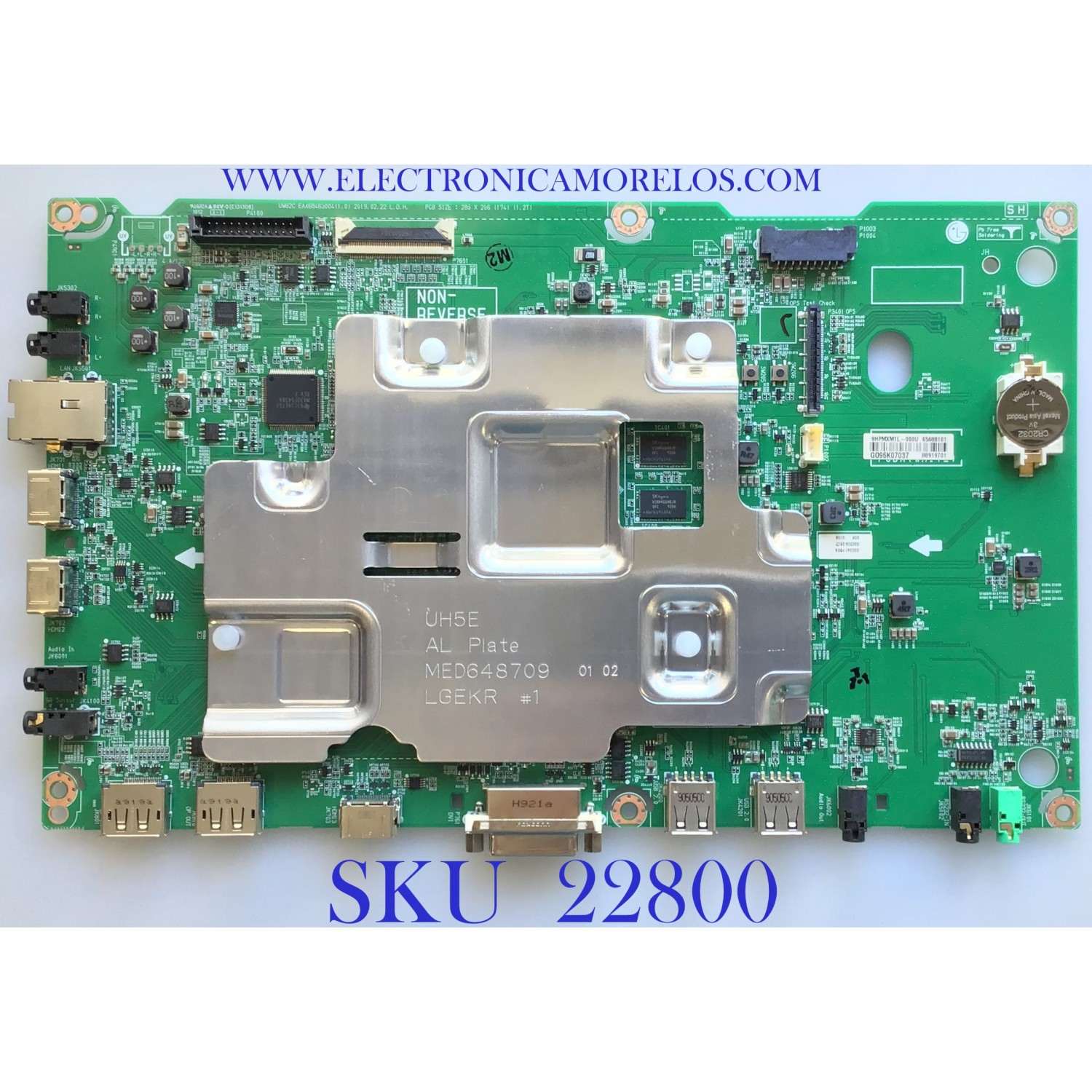 MAIN PARA SMARTV LG ULTRA HD 4K RESOLUCIÓN: 3840 X 2160 / EBT65688101 / EAX68463004(1.0) / 65688101 / PANEL LD650EQE (FJ)(A1) / MODELO 65UH5E-BJ.AUSLLJM