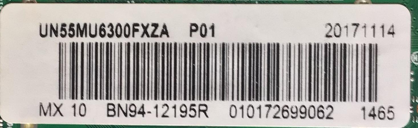 MAIN PARA TV SAMSUNG / BN94-12195R / BN41-02568B / BN97-13643A / MODELO UN55MU6300FXZA FB13 - Imagen 3