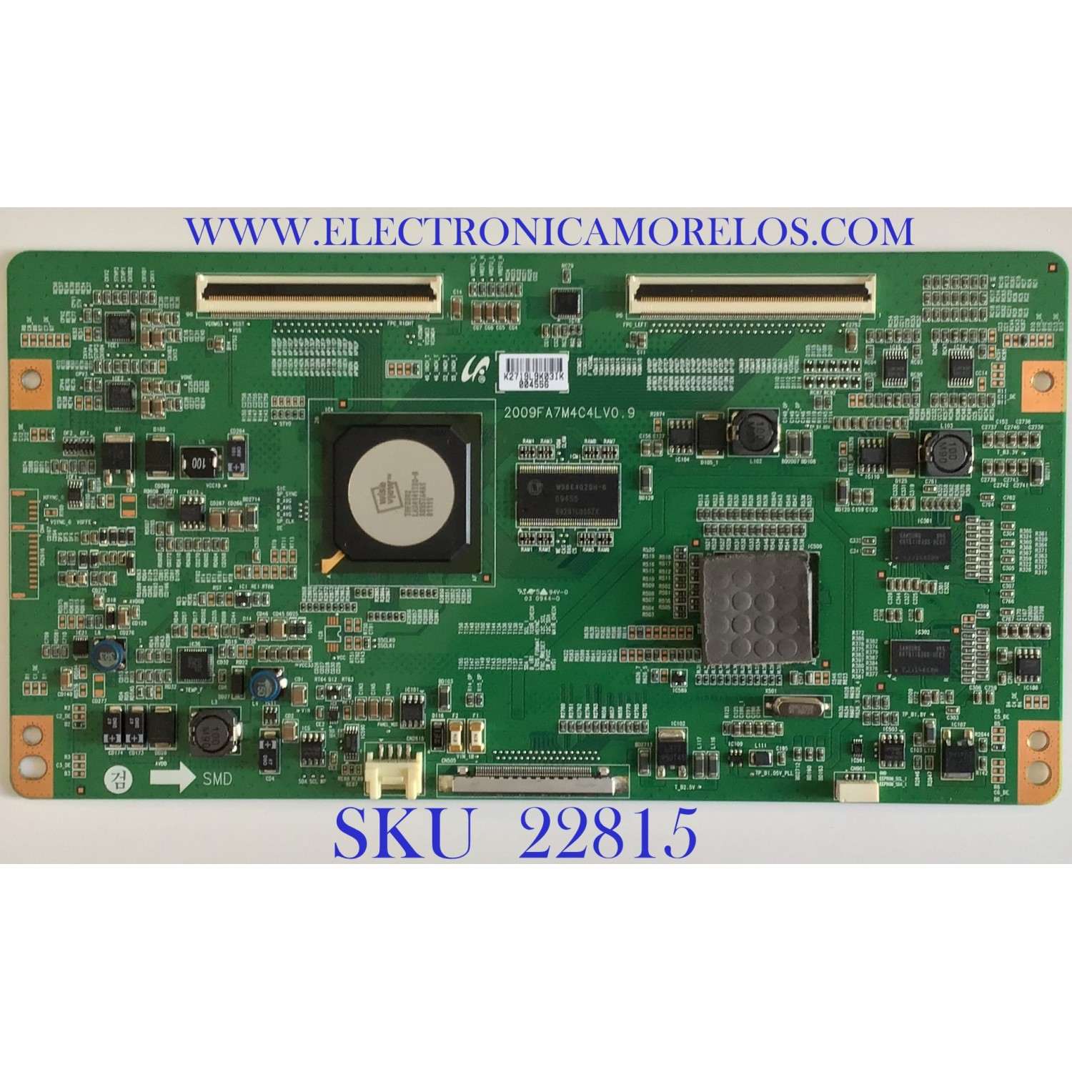 T-CON PARA TV SAMSUNG / LJ94-02719L / 2009FA7M4C4LV0.9 / BN81-02362A / SUSTITUTAS LJ94-02845A / LJ94-02850B / LJ94-02851C / LJ94-02851D / LJ94-02851E / LJ94-02852F / LJ94-02852G / MAS SUSTITUTAS EN DESCRIPCION / PANEL LTF550HF04 / MODELO UN55B6000VFXZA