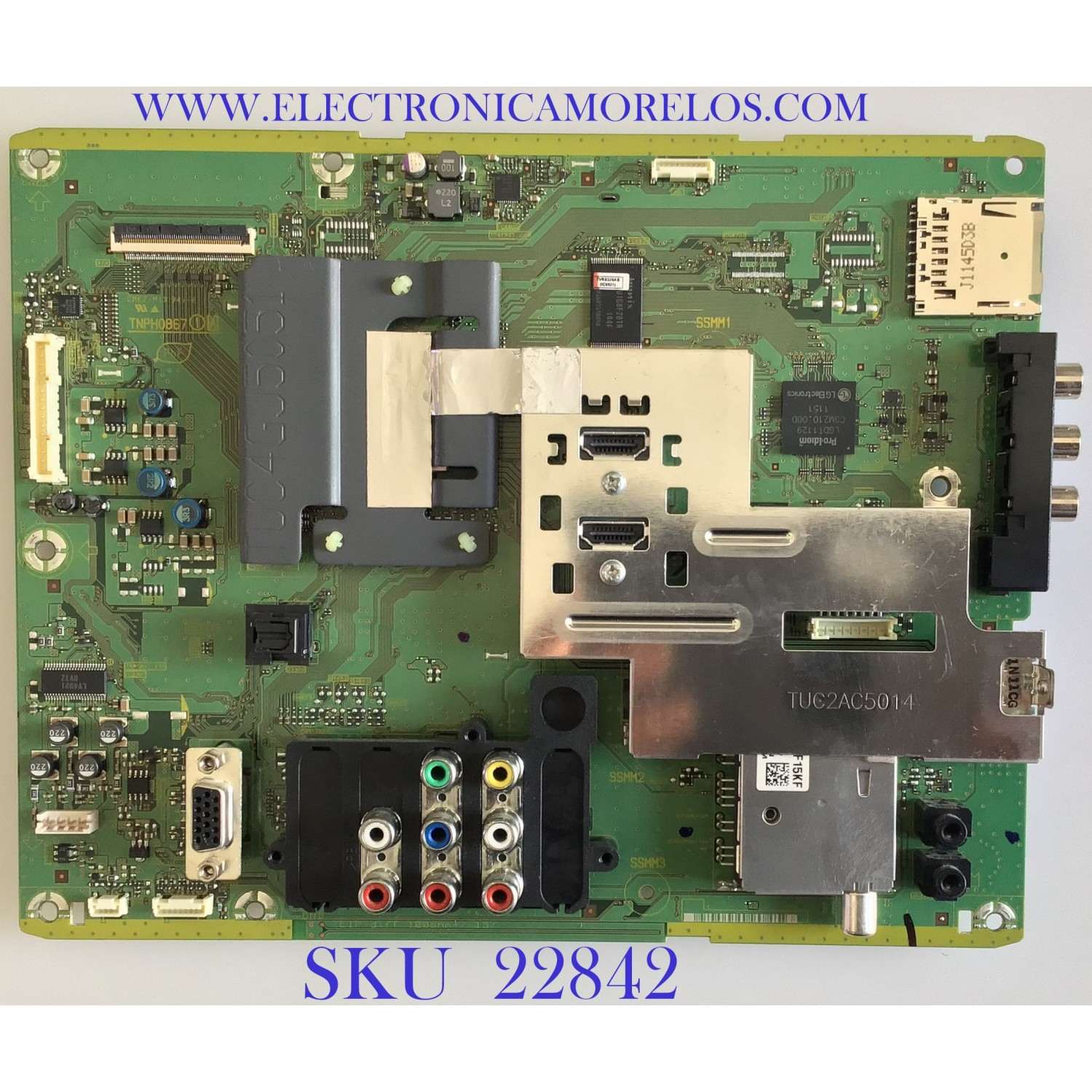 MAIN PARA TV PANASONIC / TXN/A11WEUS / TNPH0867 / TNPH0867AC / PANEL AX080A076G / IPS ALPHA TECHONOLOGY / MODELO TH-32LRU30