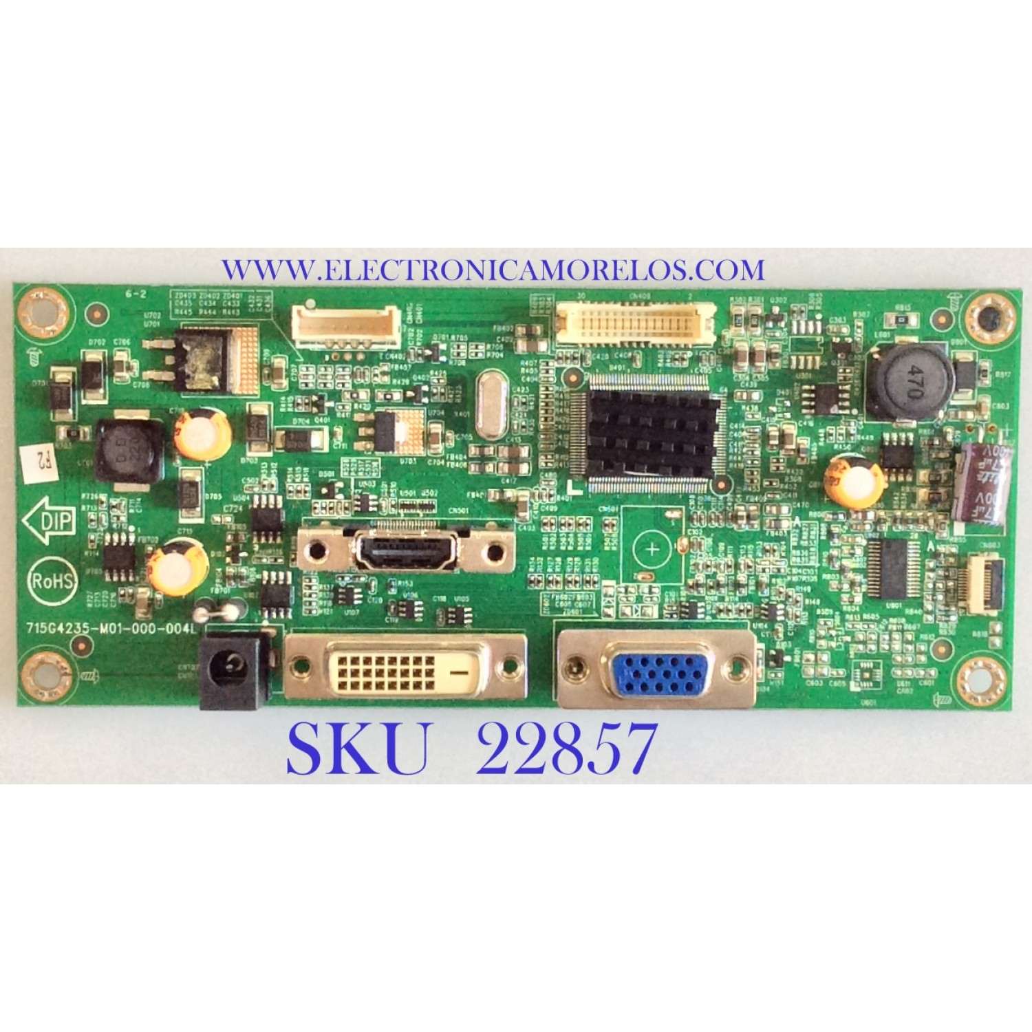 MAIN PARA MONITOR ACER / QACBEA210 / 715G4235-M01-000-004L / (F)QACBEA21000 / PANEL LM230WF5 (TR)(C2) / MODELO S232HL ETLQY