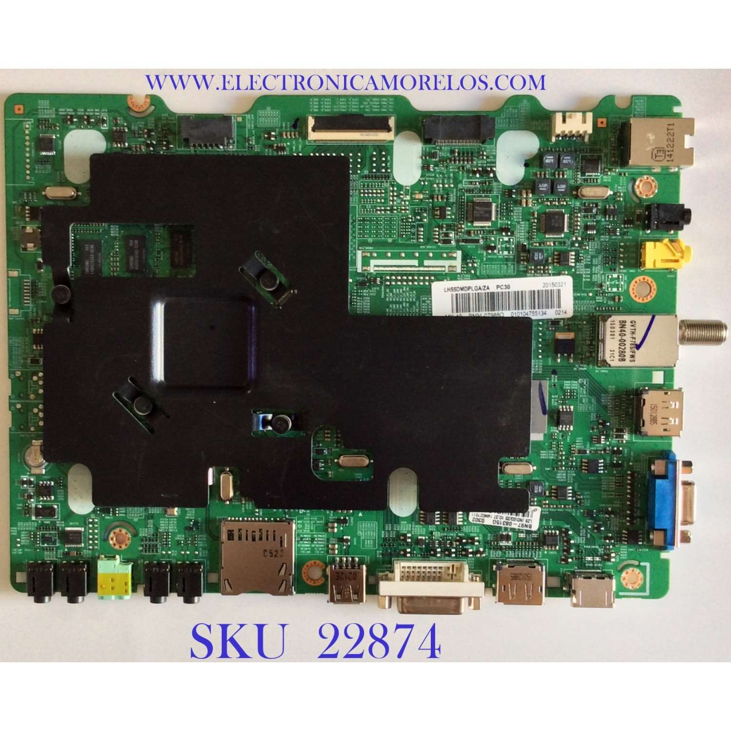 MAIN PARA TV SAMSUNG / BN94-07988Q / BN41-02186B / BN97-08315G / PANEL LSI550HJ02-V / MODELO LH55DMDPLGA/ZA TS02