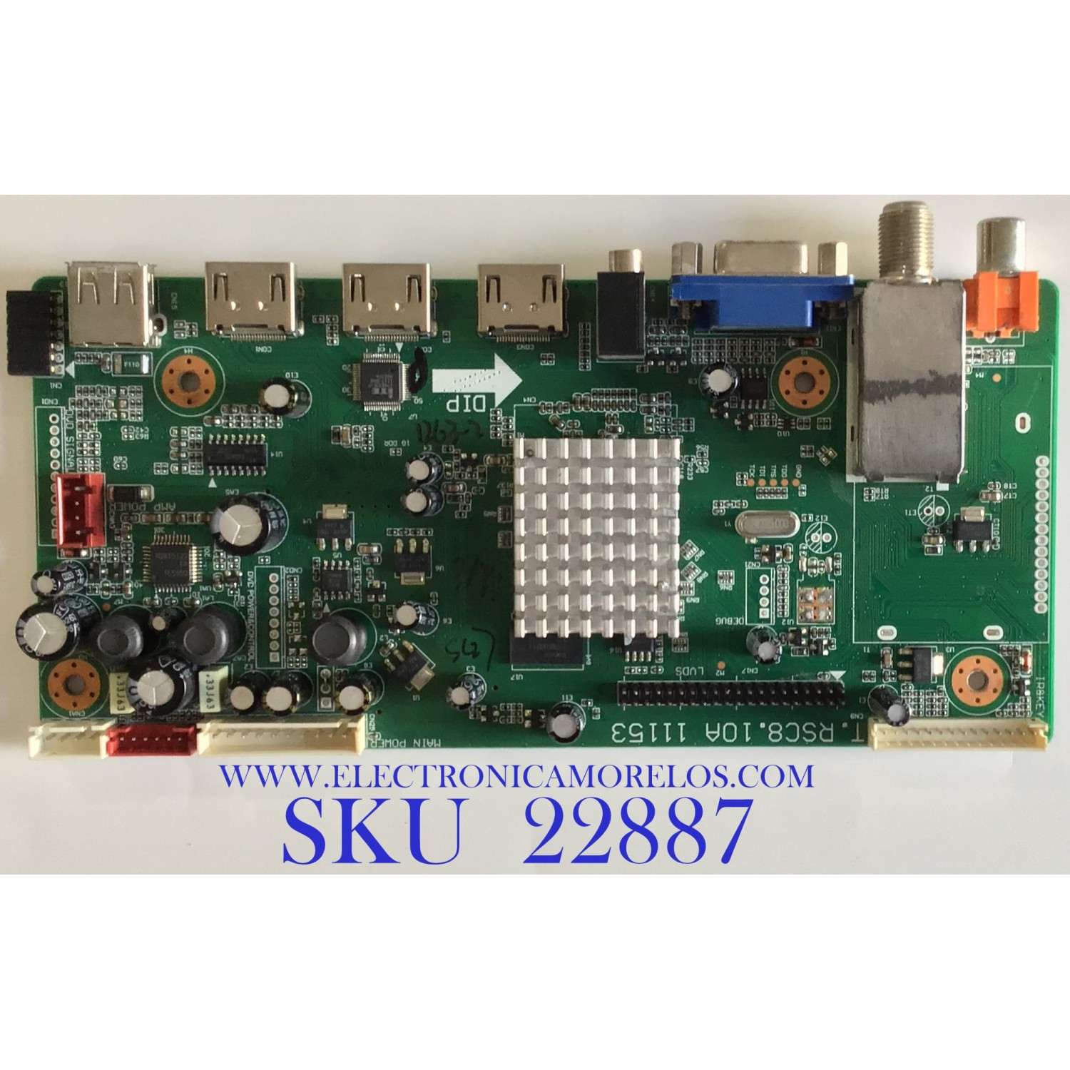 MAIN PARA TV WESTINGHOUSE / 1B1G1263 / T.RSC8.10A 11153 / 1B1G1263-200003254 / C6040A / PANEL LTA400HM17 / MODELO VR-4090 TW-65311-S040I / ESTA TARJETA ES CHINA Y ES UTILIZADA EN DIFERENTES MARCAS Y MODELOS / ENTRAR A DESCRIPCIÓN DEL PRODUCTO