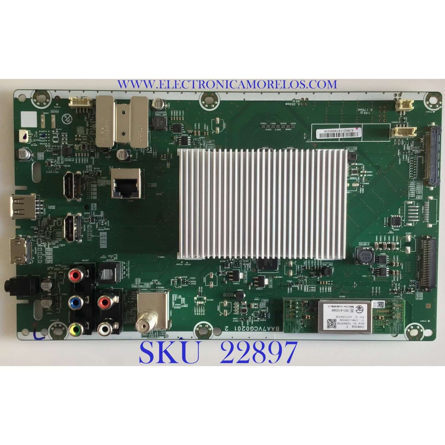 MAIN PARA TV PHILIPS (( NUEVA )) / NUMERO DE PARTE AA78KUG-65UL / BAA7VCG0201 2 / BAA7VCG02012 / A78KD / A78KD-F819400314 / PANEL LC650EGY (SL)(A1) / MODELO 65PFL5602/F7 C