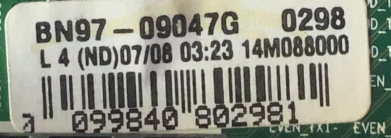 MAIN PARA TV SAMSUNG / BN94-08022F / BN41-02207B / BN97-09047G / MODELO LH22DBDPSGC/GO - Imagen 2