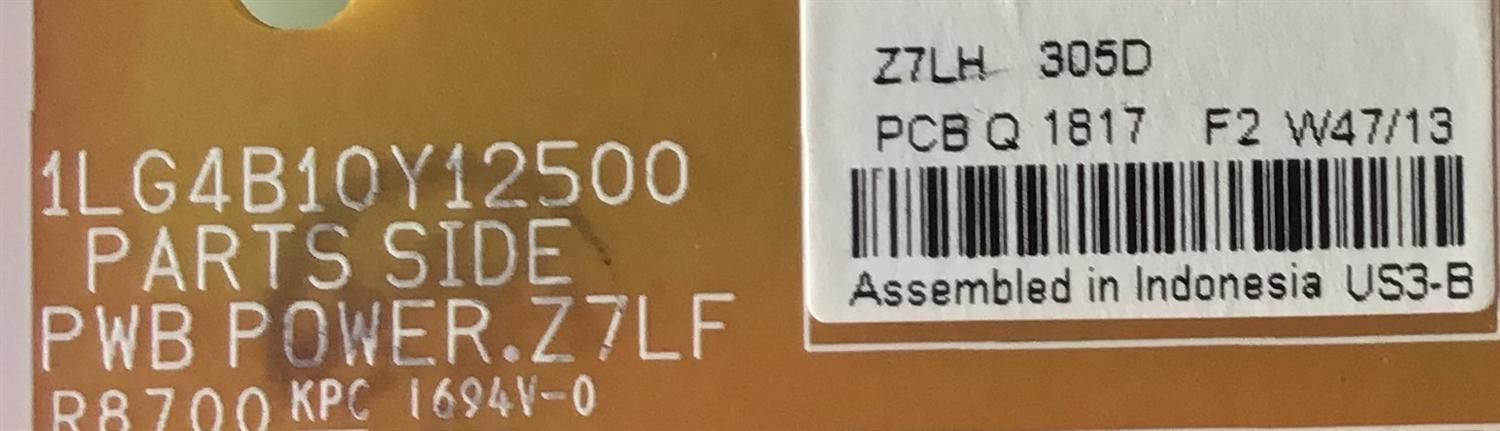 FUENTE DE PODER PARA TV SANYO / 1LG4B10Y12500Z7LH / 1LG4B10Y12500 / Z7LH / PANEL T420HVN05.1 / MODELO DP42D23 - Imagen 2