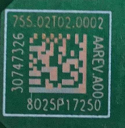 FUENTE DE PODER PARA MONITOR DELL / 755.02T02.0002 / 748.A2S01.0011 / 30747326 / PANEL LTM270HL05 / MODELO P2719HT - Imagen 2
