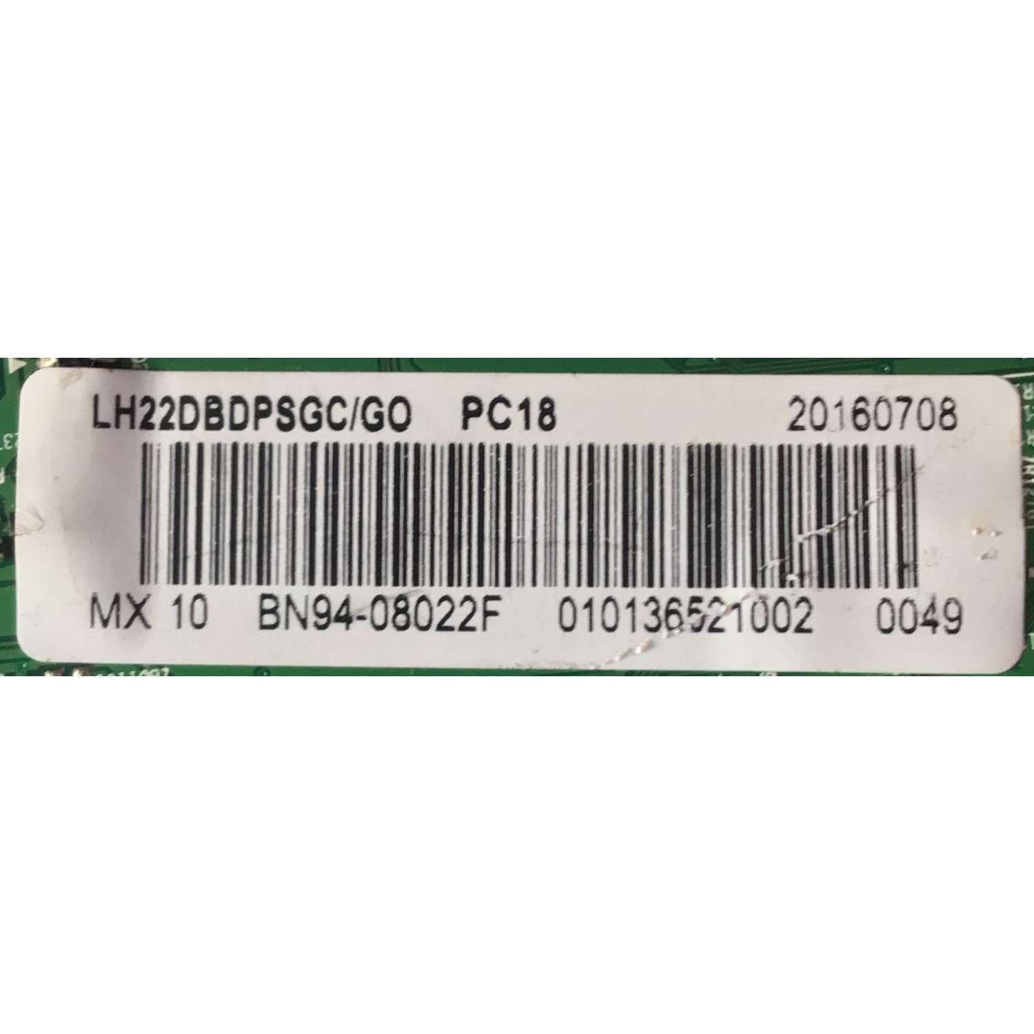 MAIN PARA TV SAMSUNG / BN94-08022F / BN41-02207B / BN97-09047G / MODELO LH22DBDPSGC/GO - Imagen 4