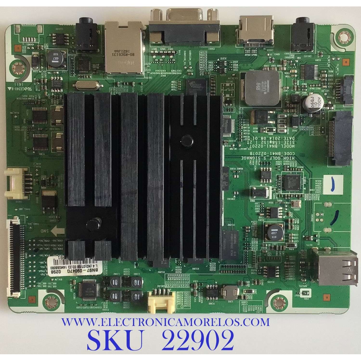 MAIN PARA TV SAMSUNG / BN94-08022F / BN41-02207B / BN97-09047G / MODELO LH22DBDPSGC/GO