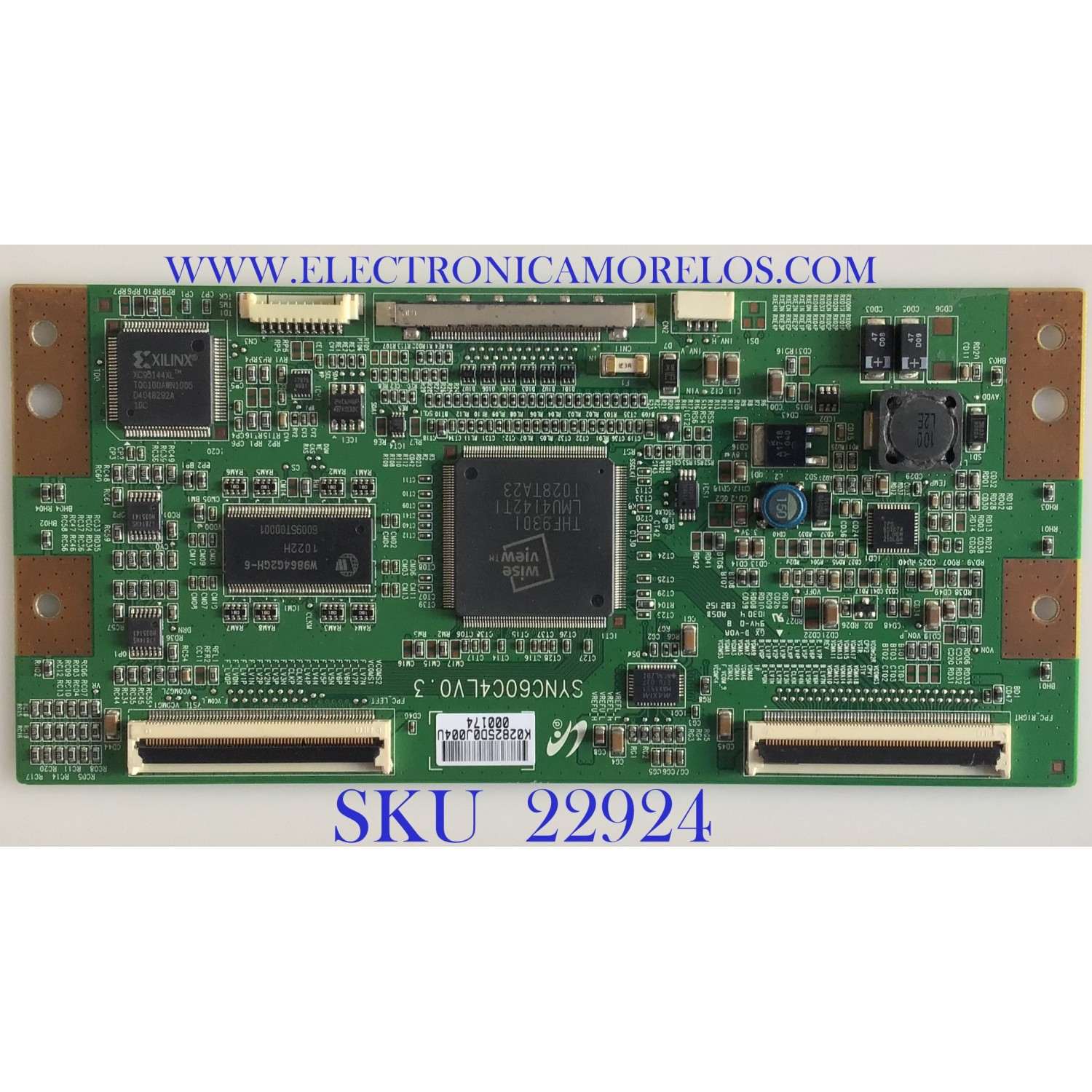 T-CON PARA TV NEC / LJ94-02825D / SYNC60C4LV0.3 / 02825D / PANEL LTI400HA02-001 / MODELO L408TM / P401