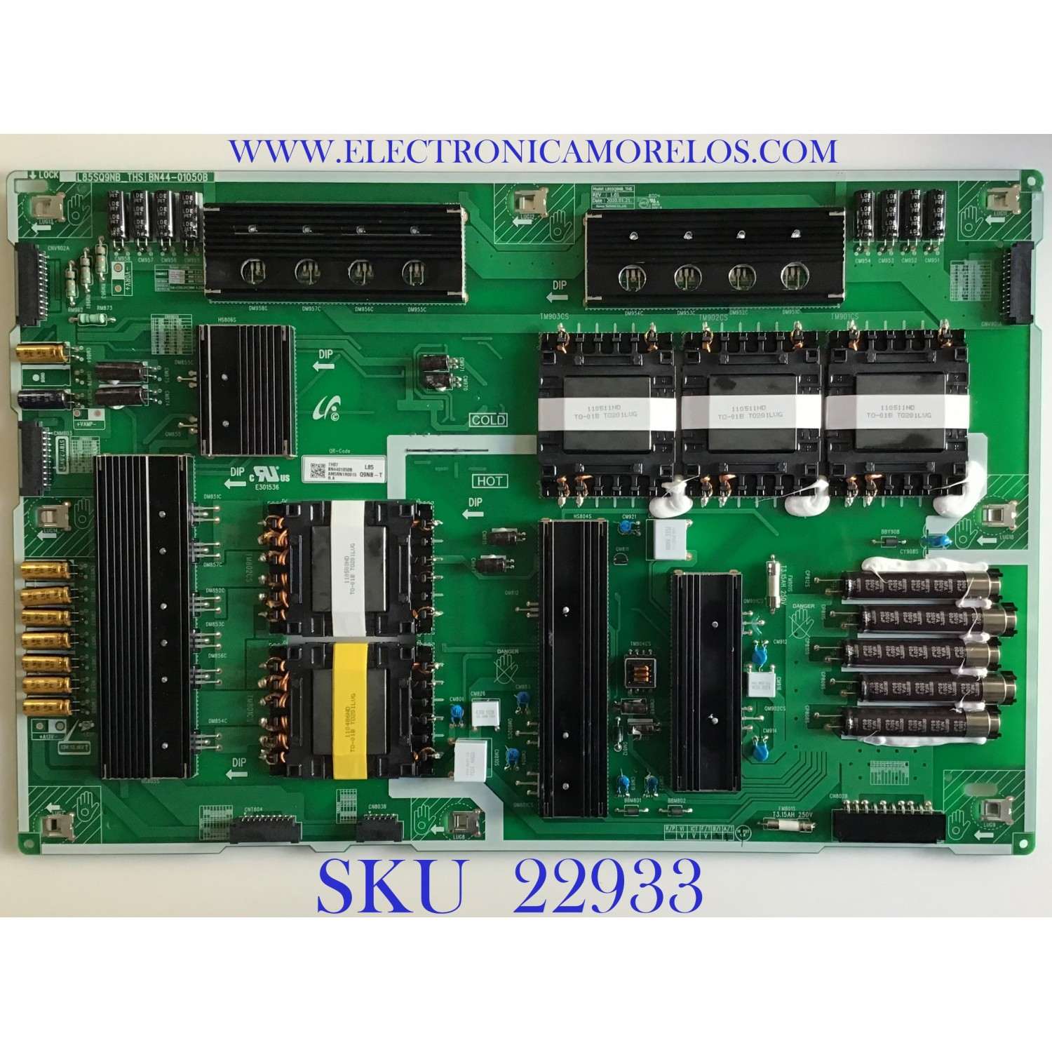 FUENTE DE PODER PARA TV SAMSUNG / NUMERO DE PARTE BN44-01050B / L85SQ9NB_THS / BN4401050B / AM5RN2I0114 / PANEL CY-TT085JLAV2H / MODELO QN85Q900TSFXZA AA01 