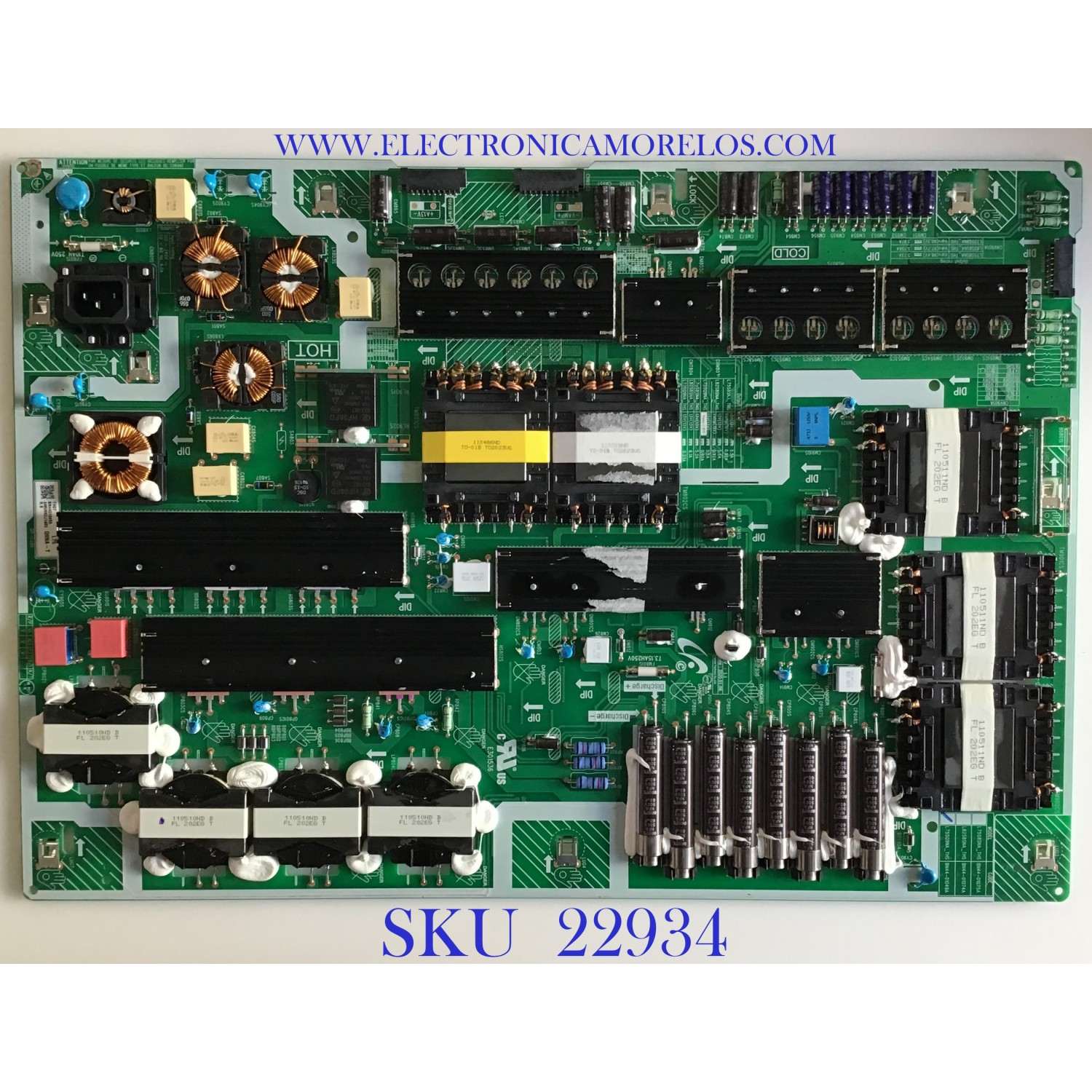 FUENTE DE PODER PARA TV SAMSUNG / NUMERO DE PARTE BN44-01049A / L75SQ9NA_THS / BN4401049A / PANEL CY-TT075JLAV6H / MODELO QN75Q900 / QN75Q900TSFXZA / QN75Q900TSFXZA AD04
