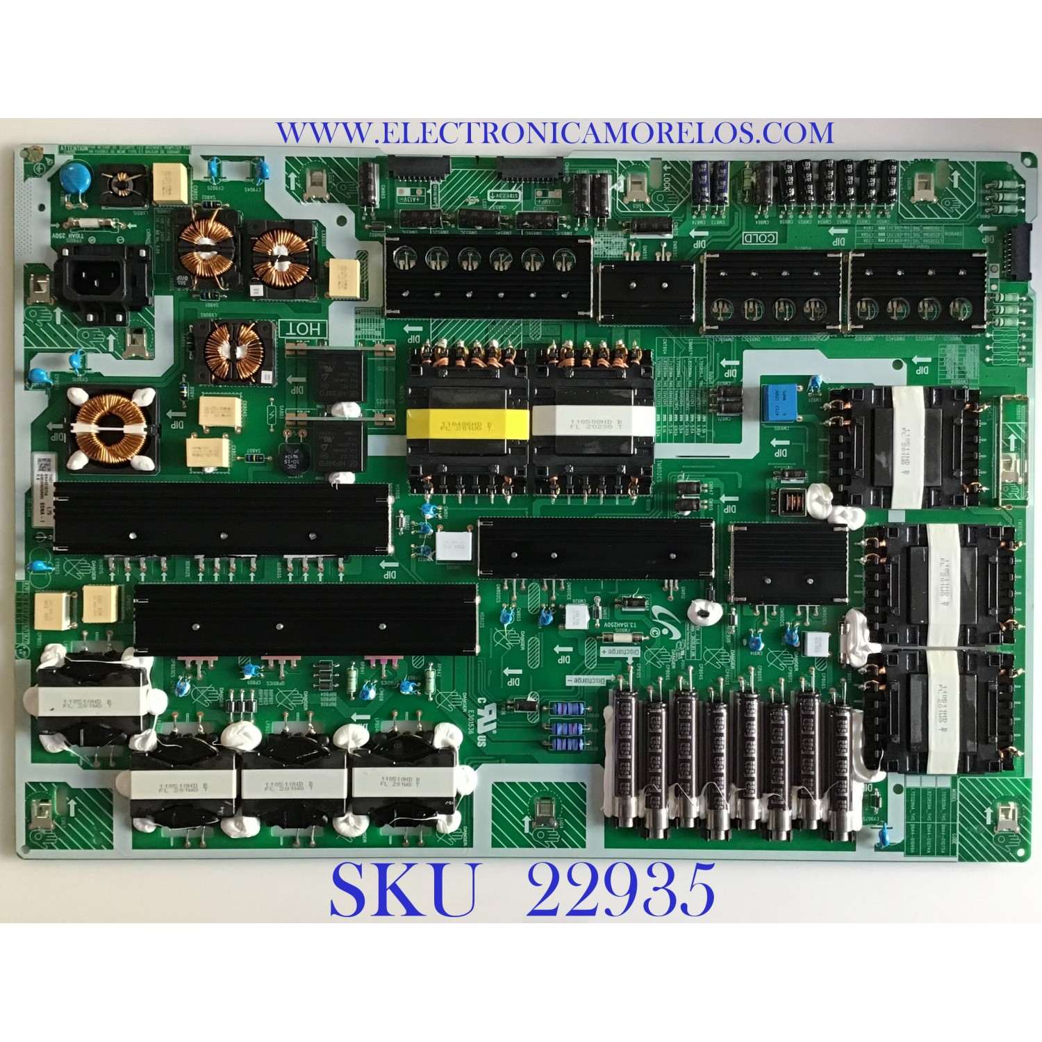 FUENTE DE PODER PARA TV SAMSUNG QLED 8K UHD HDR SMART TV / NUMERO DE PARTE BN44-01075A / BN4401075A / L75S8SNA_THS / PANEL CY-TT075JMLV4H / MODELO QN75Q800 / QN75Q800TAFXZA / QN75Q800TAFXZA FA07