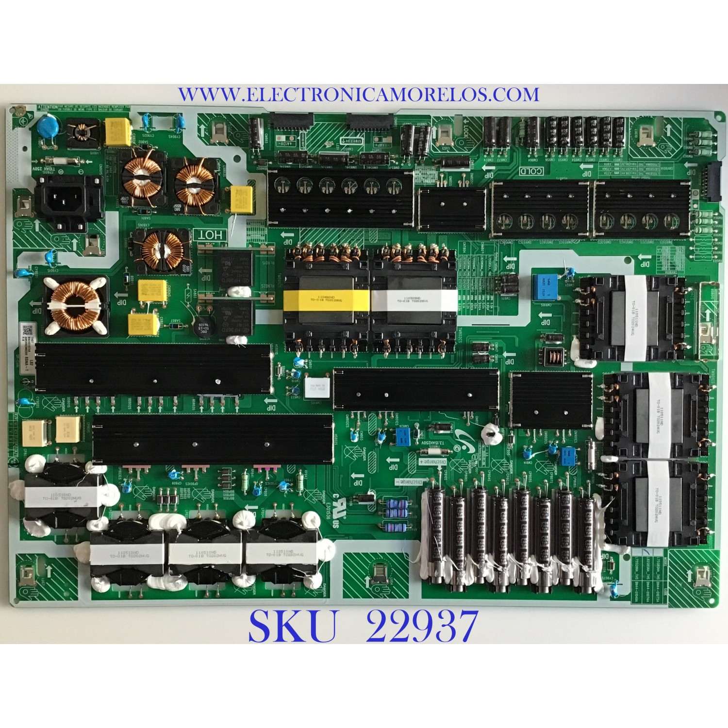 FUENTE DE PODER PARA TV SAMSUNG QLED 8K UHD HDR SMART TV / NUMERO DE PARTE BN44-01074A / BN4401074A / L82S8SNA_THS / PANEL'S CY-TT082JMLV1H / CY-TT082JMLV4H / MODELOS QN82Q800 / QN82Q800TAFXZA / QN82Q800TAFXZA FF02 / QN82Q800TAFXZA FA01