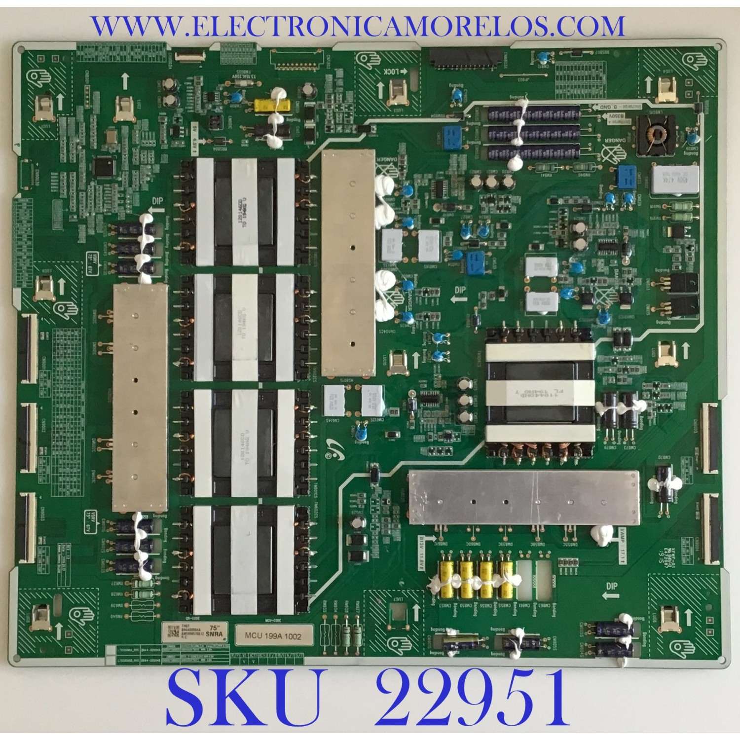 LED DRIVER PARA TV SAMSUNG QLED 8K QUANTUM HDR SMART TV / NUMERO DE PARTE BN44-00994A / L75S9SNRA_RHS / BN4400994A / PANEL CY-TR075JLLVDH / MODELO QN75Q900 / QN75Q900RBFXZA / QN75Q900RBFXZA FU10