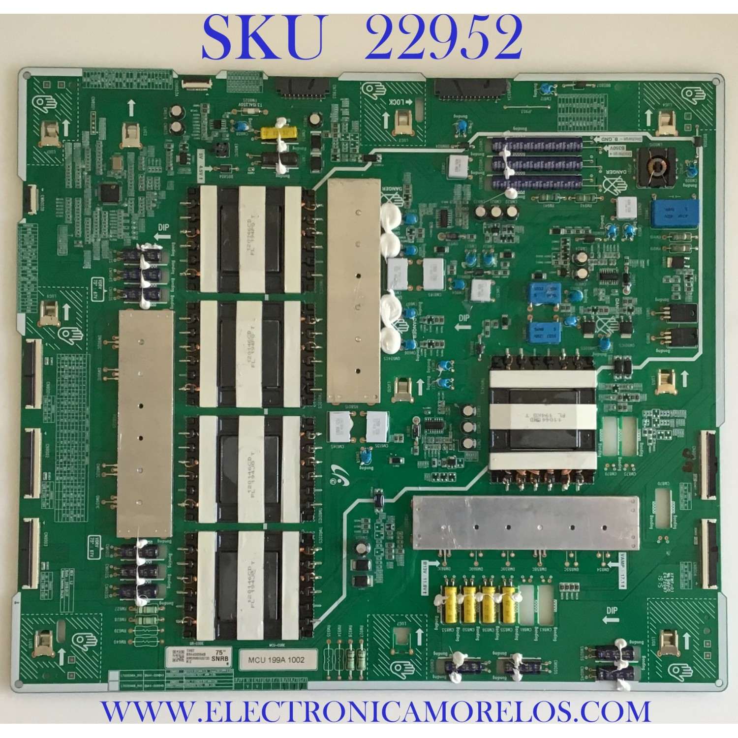 LED DRIVER PARA TV SAMSUNG QLED 8K QUANTUM HDR SMART TV / NUMERO DE PARTE BN44-00994B / L75S9SNRB_RHS / BN4400994B / PANEL CY-TR075JLLVDH / MODELO  QN75Q900 /  QN75Q900RBFXZA /  QN75Q900RBFXZA FU10