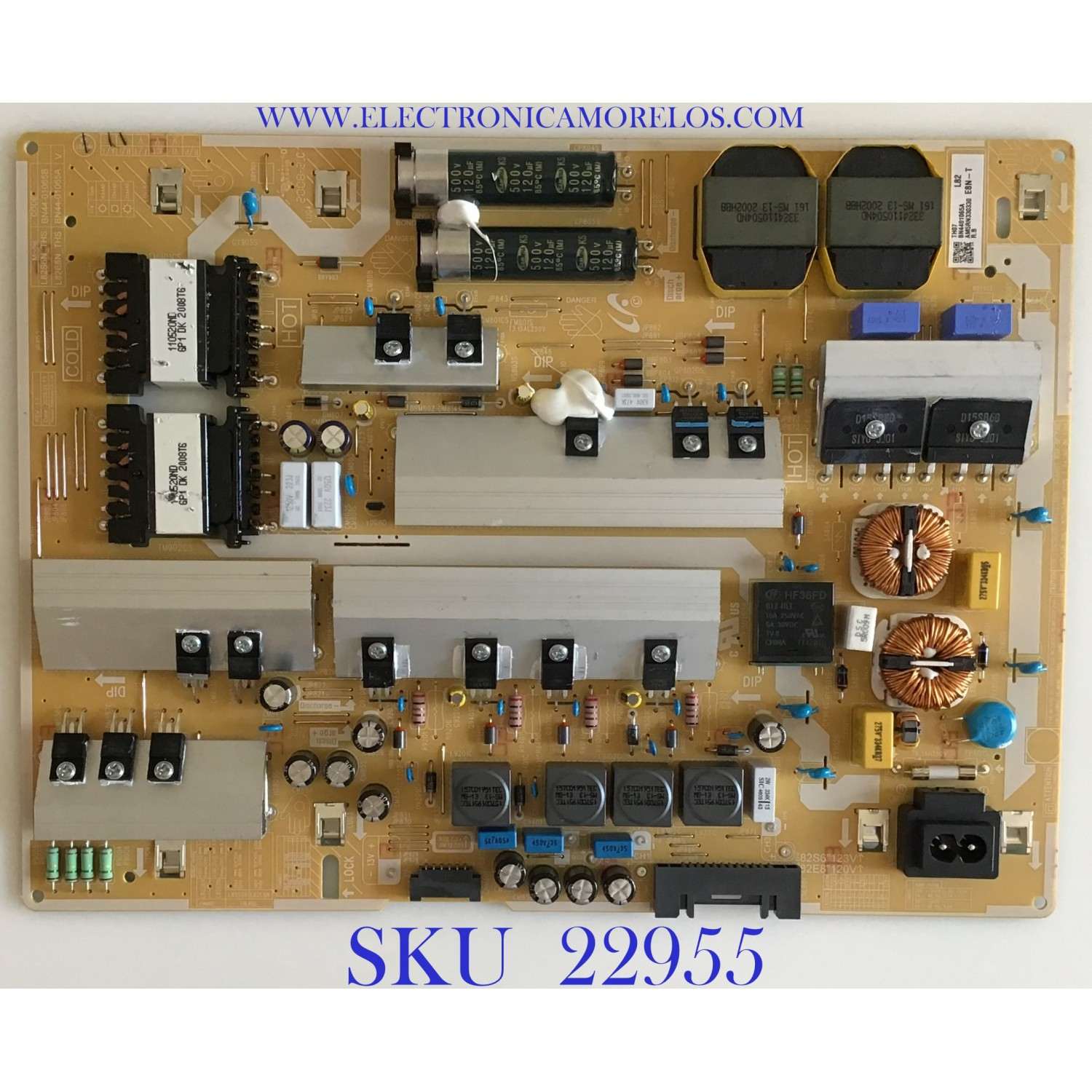 FUENTE DE PODER PARA TV SAMSUNG QLED / NUMERO DE PARTE BN44-01065A / L82E8N_THS / BN4401065A / MODELOS QN82Q70 / QN82Q70TAFXZA FB01 / QN82Q6D / QN82Q6DTAFXZA FA01 / QN82Q6DTAFXZA DA02 / QN85Q6D / QN85Q6DTAFXZA AA01 / QN85Q70 / QN85Q70TAFXZA AA01