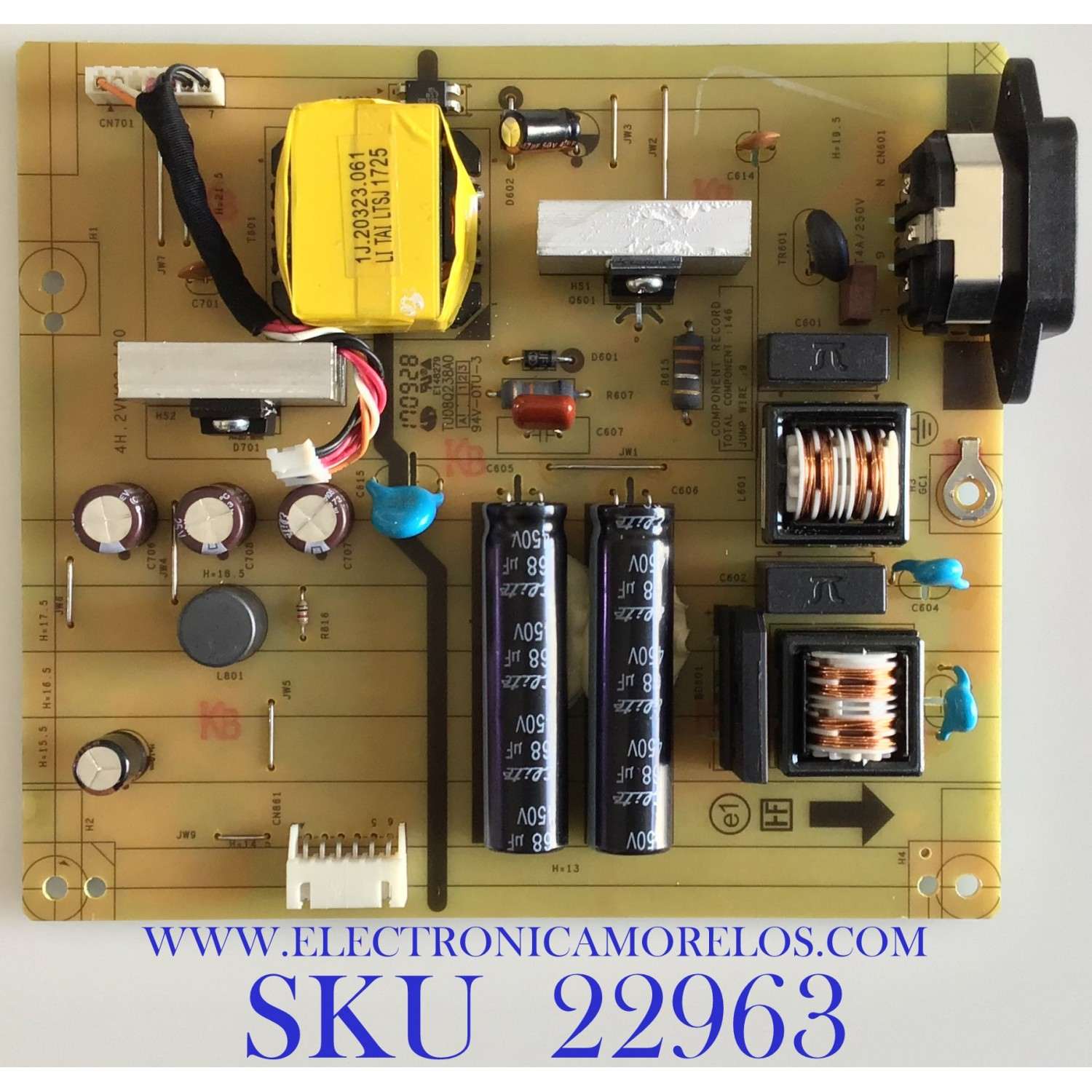 FUENTE DE PODER PARA MONITOR DELL / 5E29D02021 / 4H.2VM02.A00 / 1867612 / PANEL LM238WF2(SS)(K1) / MODELO U2417HJ