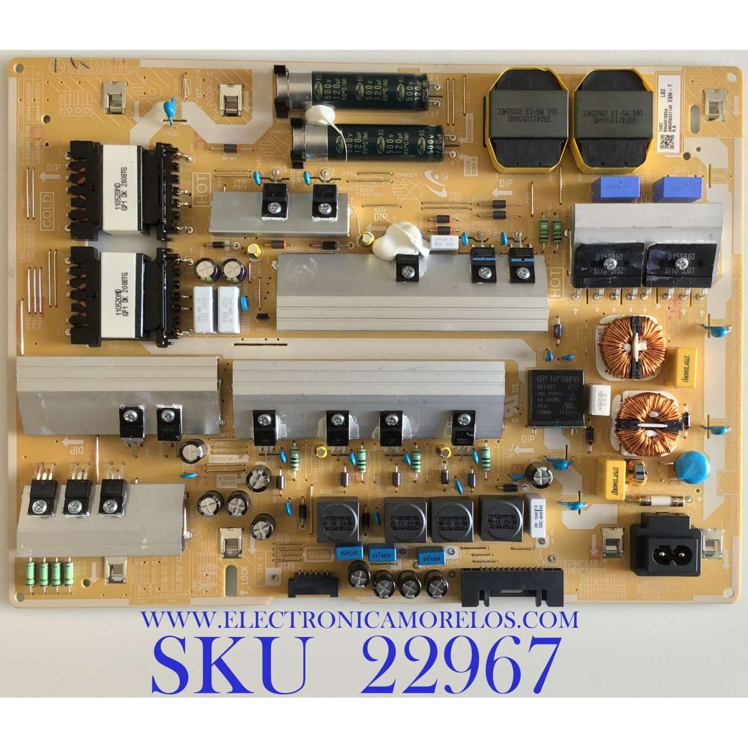 FUENTE DE PODER PARA TV SAMSUNG / BN44-04065A / L82E8N_THS / BN4401065S / MODELO QN85Q70TAFXZA