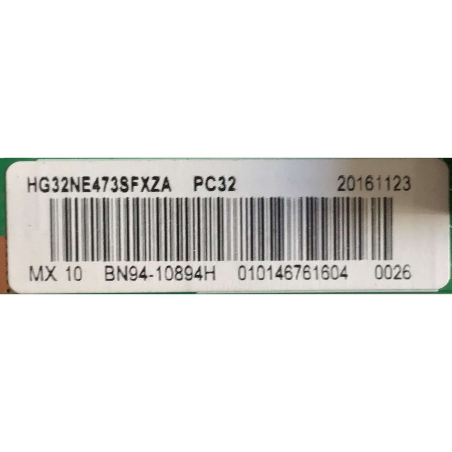 MAIN PARA TV SAMSUNG / BN94-10894H / BN41-02533A / BN97-09387H / PANEL CY-JJ032AGEV4H / MODELO HG32NE473SFXZA BA01 - Imagen 2
