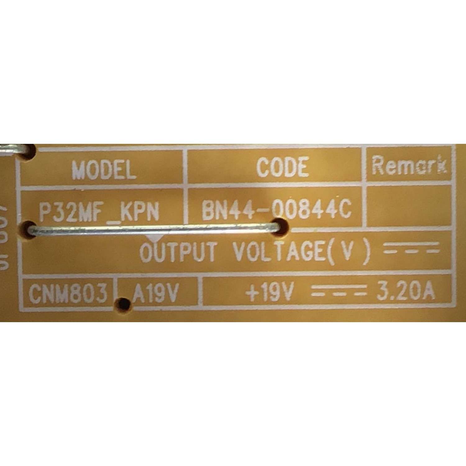FUENTE DE PODER PARA TV SAMSUNG / BN44-00844C / P32MF_KPN / BN4400844C / PANEL CY-JJ032AGEV4H / MODELO HG32NE473SFXZA BA01 - Imagen 2