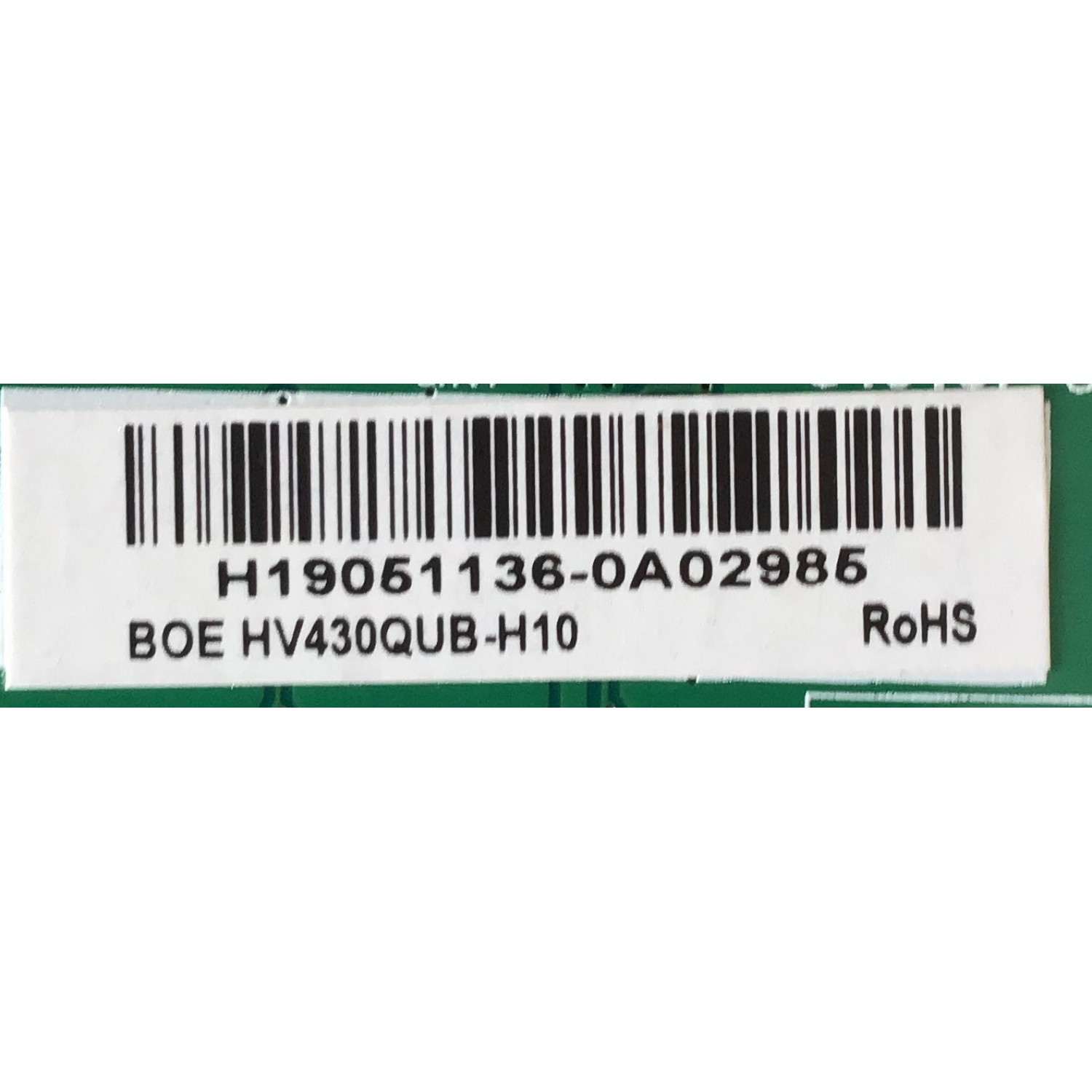 MAIN PARA TV VIZIO / 3643-0352-0150 / TD.MT5597.U762 / H19051136 / H19051136-0A02985 / 3643-03502-0395 / PANEL HV430QUB-H10 / MODELO M437-G0 LAUFQWKV - Imagen 4