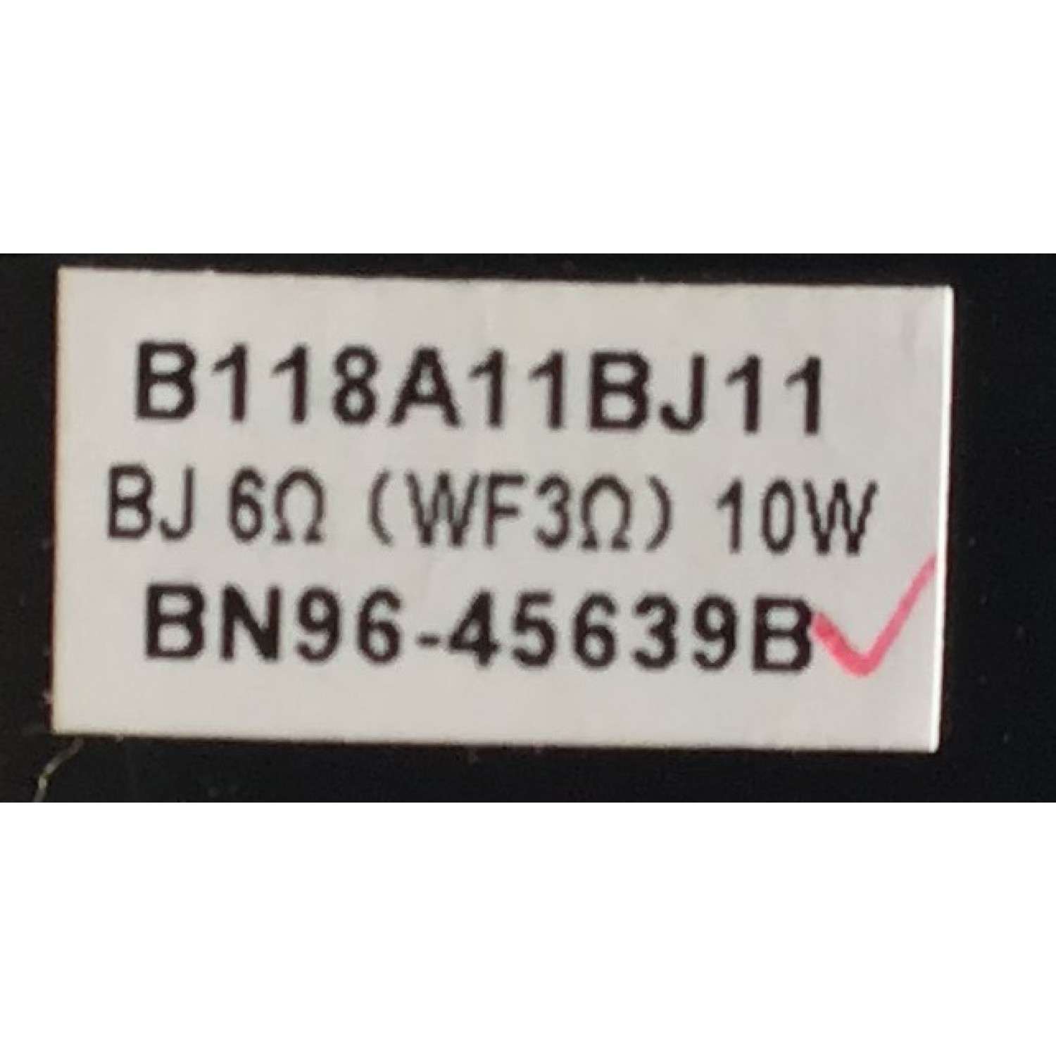 BOCINAS PARA TV SAMSUNG / BN96-45639B / B118A11BJ11 / BJ6^(WF3^) 10W / MODELO QN55Q80RAFXZA - Imagen 4
