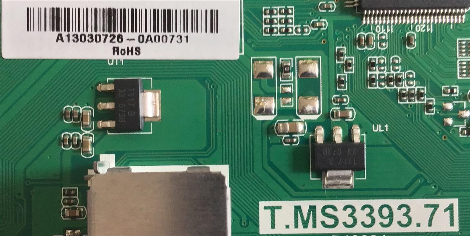 MAIN PARA TV INSIGNIA / 5425039091G / T.MS3393.71 / V320HWSD04 / A13030726 / PANEL V320HWSD04 / MODELO NS-32D200NA14 - Imagen 2