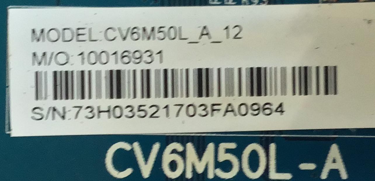 TARJETA INTERFACE PARA TV ELEMENT / E4SFT5517 / CV6M50L-A / 10016931 / 73H0352 / LSC550FN05 / PANEL MD5512YTLU / MODELO E4SFT5517 K7G5M - Imagen 2