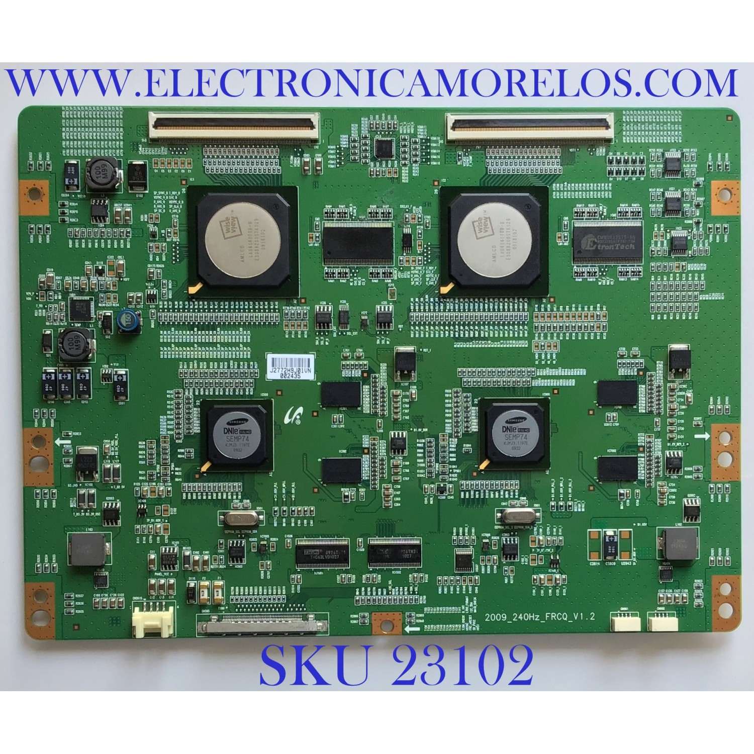 T-CON PARA TV SAMSUNG / BN81-02356A / 2009_240HZ_FRCQ_V1.2 / 2772H / SUSTITUTAS LJ94-02671F / LJ94-02772F / LJ94-02826K / LJ94-02671H / BN81-02361A / MAS SUSTITUTAS EN DESCRIPCION / PANEL LTF520HH01-A03 / MODELO LN52B750U1FXZA SQ01