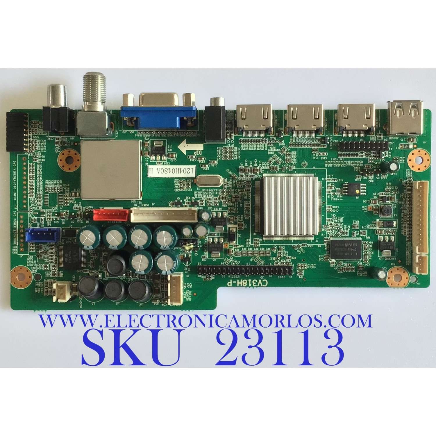 MAIN PARA TV ELEMENT / 1204H0480A / CV318H-P / 890-M00-03N05 / T112117 / 20120418X004009 / PANEL V500HJ-L01 REV.C1 / MODELO ELDFT501J