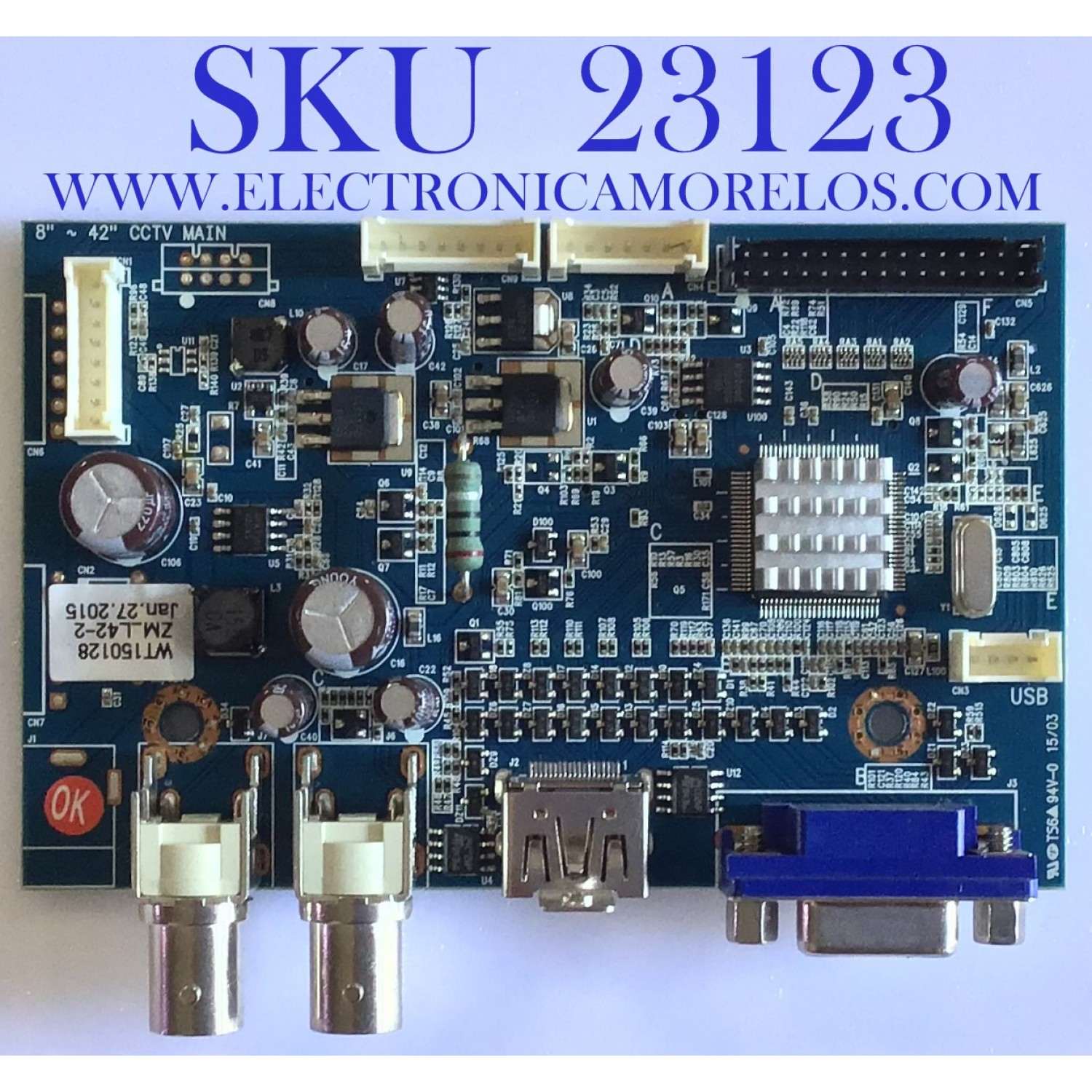 MAIN PARA MONITOR  GANZ / WT150128 / MODELO ZM-L42-2