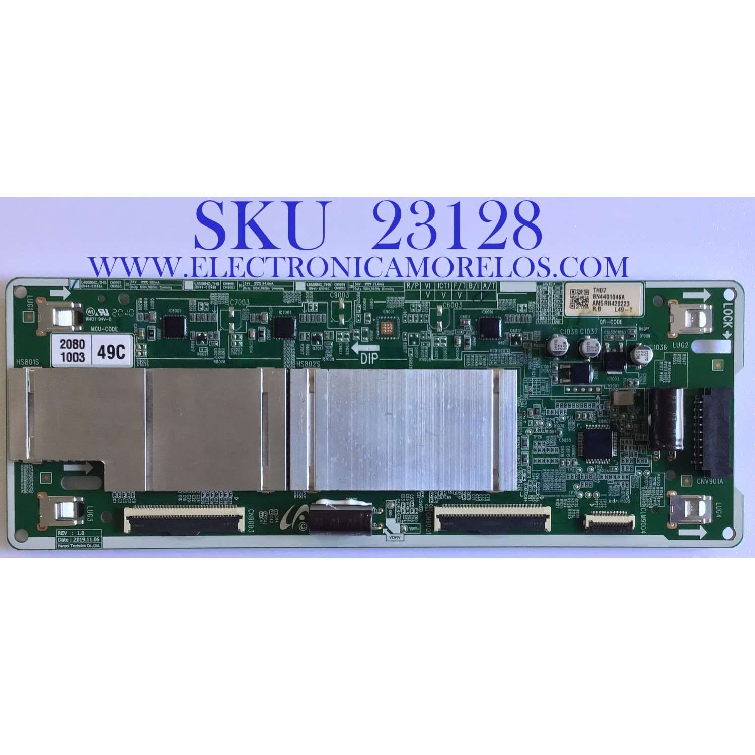 LED DRIVER PARA TV SAMSUNG ((NUEVA)) / NUMERO DE PARTE BN4401046A / L49S8NC_THS / BN44-01046A / MODELOS QN49Q8DTAFXZA FA01 / QN49Q80TAFXZA FA01 / QN50Q80CAFXZA AC02 / QN50Q80AAFXZA AA01 / QN50Q80BDFXZA AA04 / QN50Q8DTAFXZA AA01 / QN50Q80TAFXZA AA01