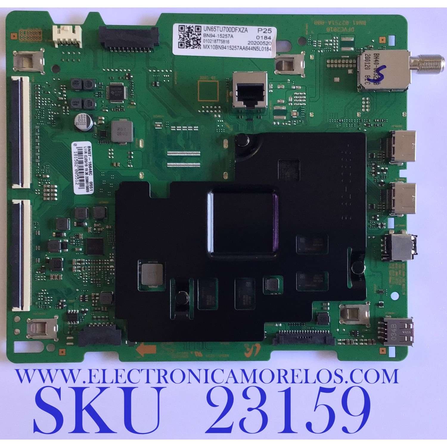 MAIN PARA TV SAMSUNG 4k Hdr SMART TV / BN94-15257A / BN41-02751A / BN97-16648C / PANEL CY-BT065HGLV3H / DISPLAY LSF650FN09-Q01 / MODELO UN65TU700DFXZA FA01 / UN65TU7000FXZA 