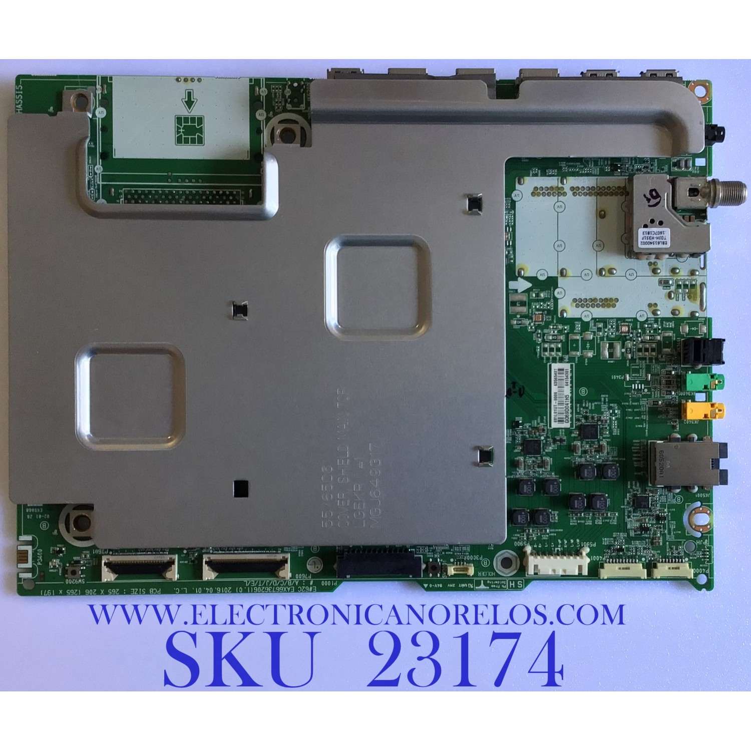 MAIN PARA TV LG OLED / NUMERO DE PARTE EBT63565401 / 63565401 / EAX66736206 / 64154301 / EAX66736206(1.0) / PANEL LC650LQD (GJ)(P1) / MODELO OLED65C6P-U / OLED65C6P-U.AUSWLH