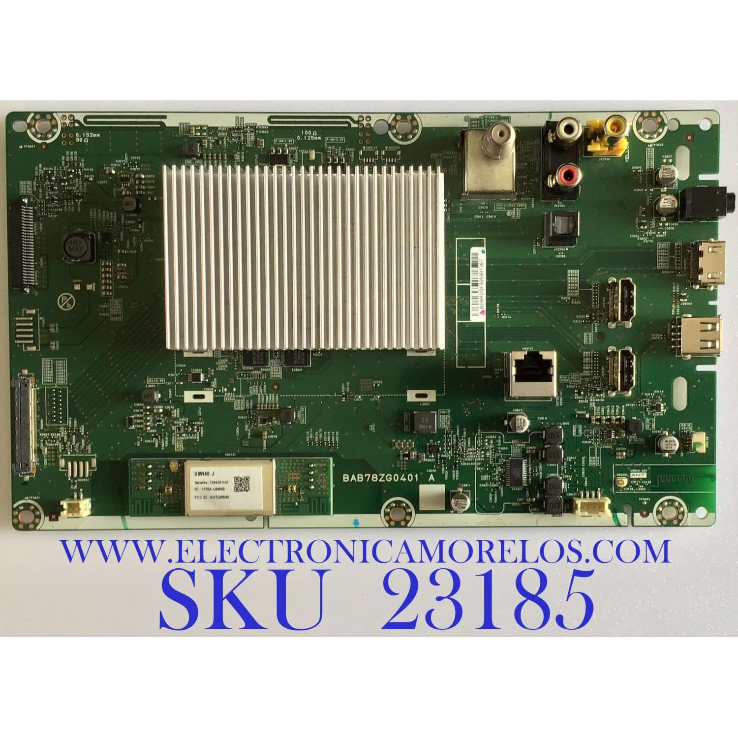 MAIN PARA TV PHILIPS / ABD8RUA-65UB / BAB78ZG0401 A / BD8RD0F / PANEL HV650QUB-F90 / DISPLAY HV650QUBN90 / MODELO 65PFL5504/F7