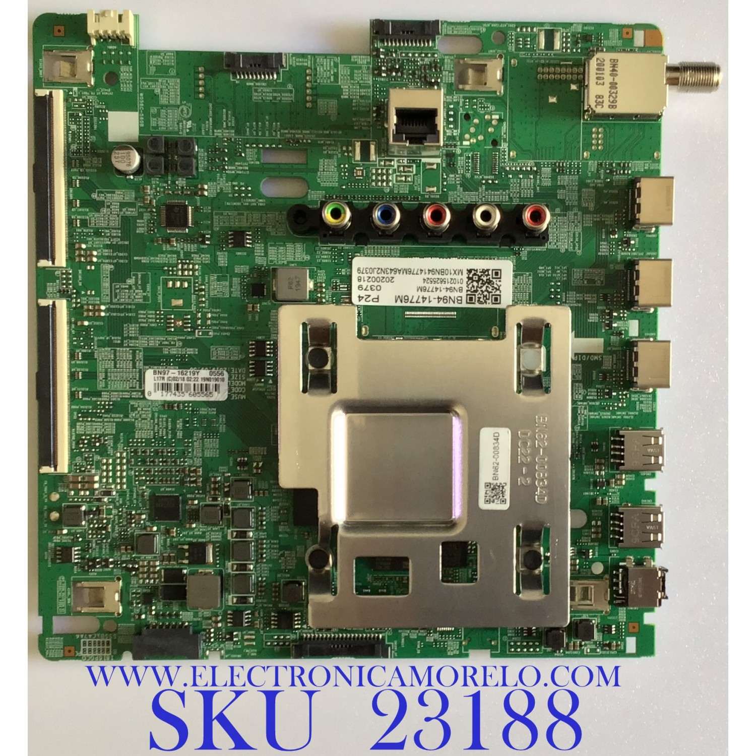 MAIN PARA SMART TV SAMSUNG 4K Ultra HD RESOLUCION (2160p) / BN94-14776M / BN41-02703C / BN97-16219Y / PANEL CY-NN065HGLVDH / MODELO UN65RU740DFXZA FA01