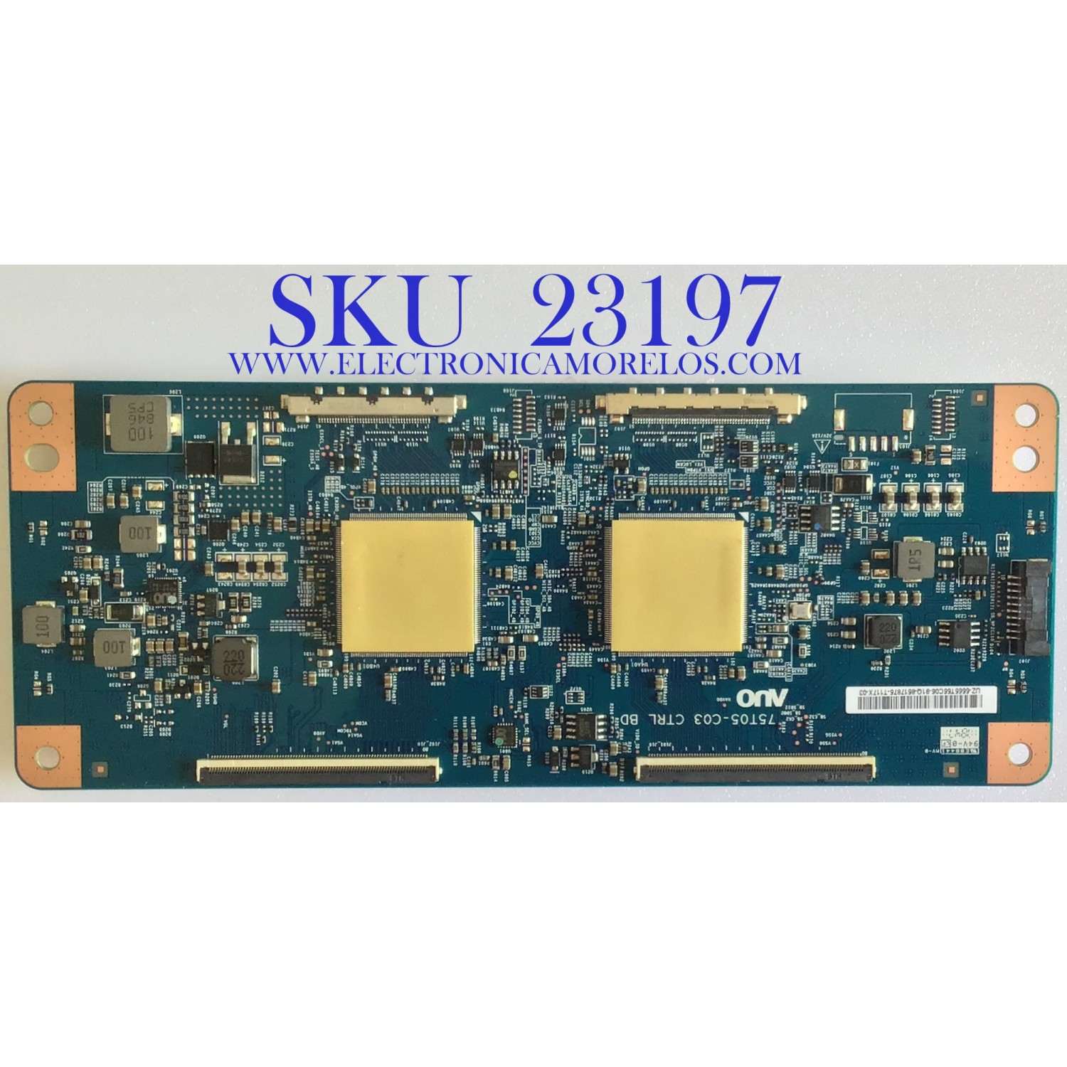 T-CON PARA TV VIZIO / NUMERO DE PARTE 5565T56C06 / 75T05 C03 / 55.65T56.C06 / 75T05-C03 / PANEL T650QVF09.2 / DISPLAY T650QVN07.2 / MODELO PX65-G1 LTMAYOKV / PX65-G1LTYAYONW 