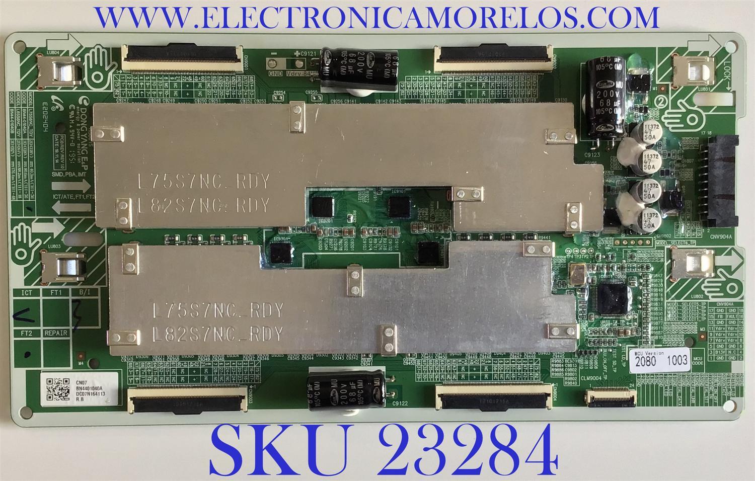 LED DRIVER PARA TV SAMSUNG / NUMERO DE PARTE BN44-01040A / L75S8NC_TDY / BN4401040A / PANEL CY-TT075FMLV4H / MODELOS QN75Q8DTAFXZA FC02 / QN75Q80TAFXZA FC04 / QN75Q80AAFXZA
