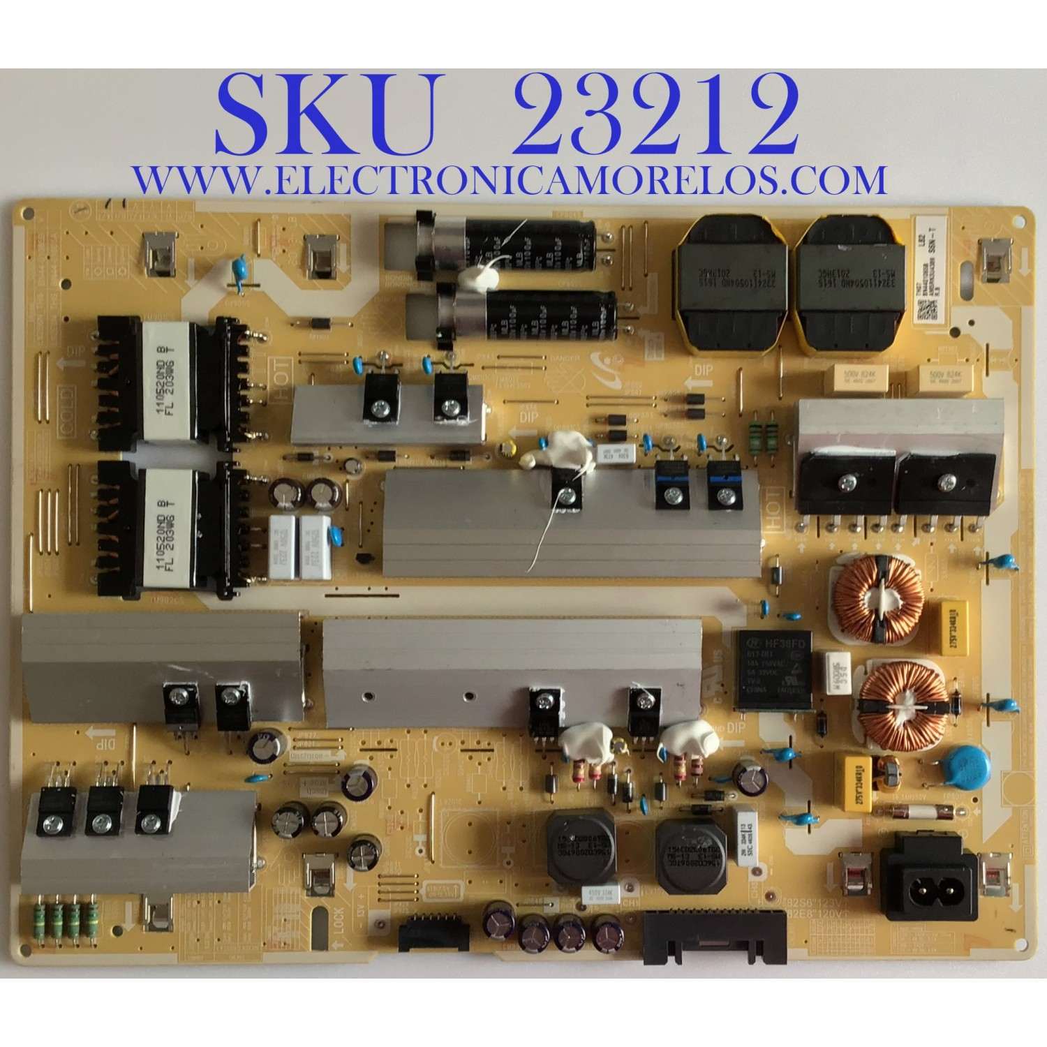 FUENTE DE PODER PARA TV SAMSUNG / NUMERO DE PARTE BN4401065B / L82S6N_THS / BN44-01065B / PANEL CY-BT082 / MODELOS LH82QETE / LH82BET / UN82TU6950 / UN82TU700D / UN82TU7000 / UN85TU7000 / UN85TU8000 / UN85TU800D / UN85CU7000 / UN85CU8000 / UN85DU7200