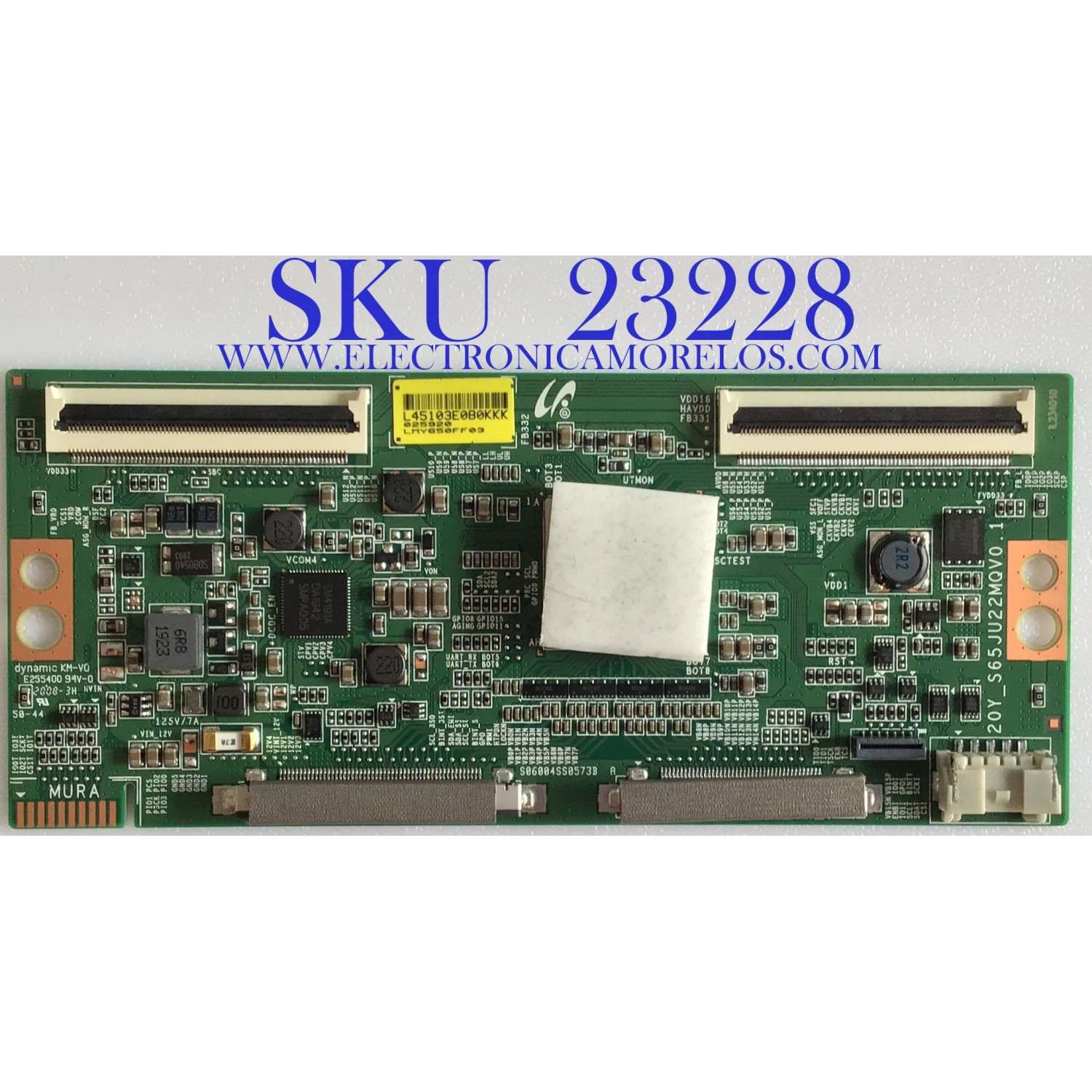 T-CON PARA TV SONY / NUMERO DE PARTE LJ94-45103E / 20Y_S65JU22MQV0.1 / 45103E / S65JU22MQV0.1 / DISPLAY LSY650FF03-A01 / PANEL YDAF065DND01 / MODELOS XBR-65X90CH / XBR65X90CH / XBR-65X900H / XBR65X900H
