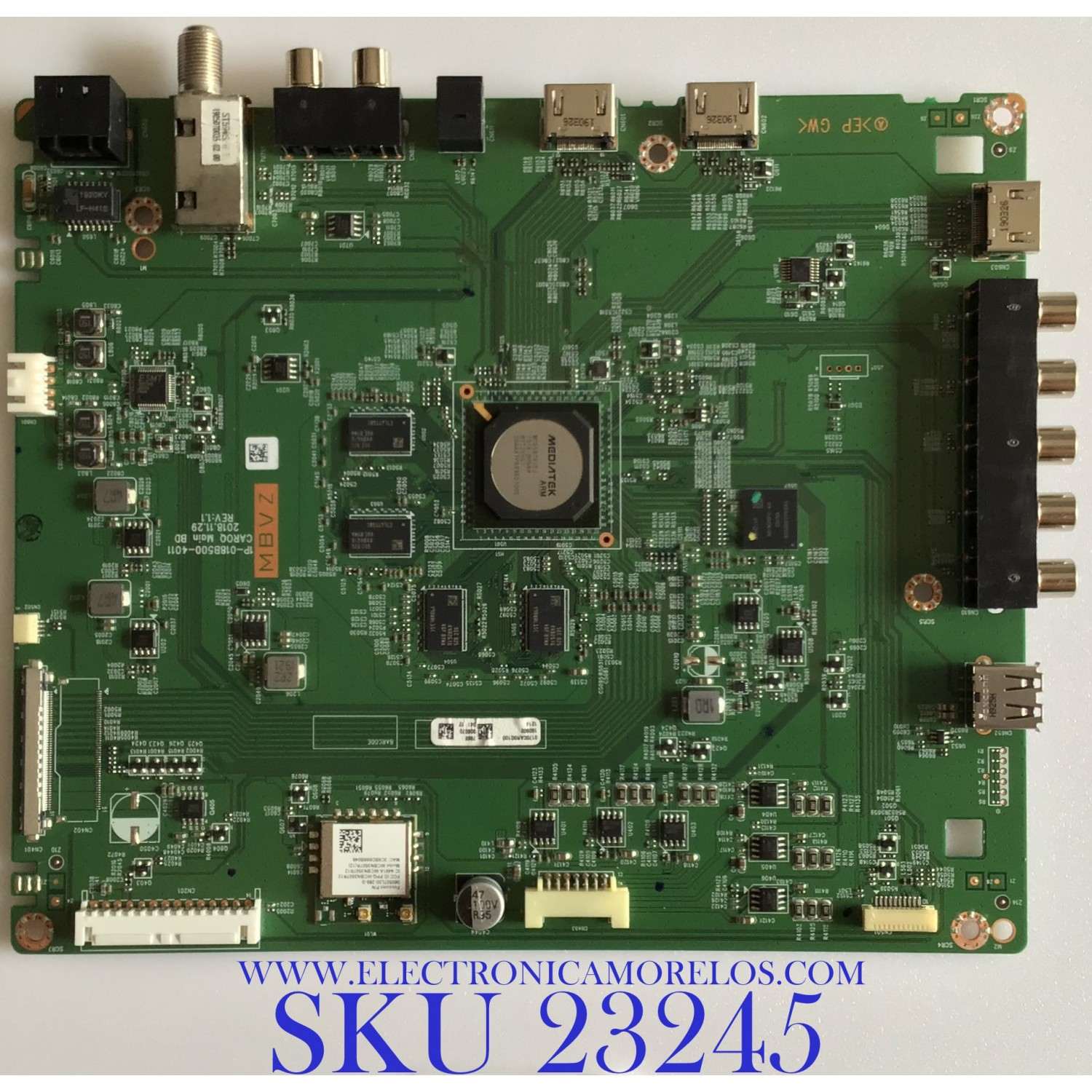 MAIN PARA TV VIZIO / Y8388798S / 1P-018B500-4011 / 0170CAR0Q100 / MODELOS V705-G3 LFTRYSLV / V705-G3 LFTRYSLW / V705-H3 LFT