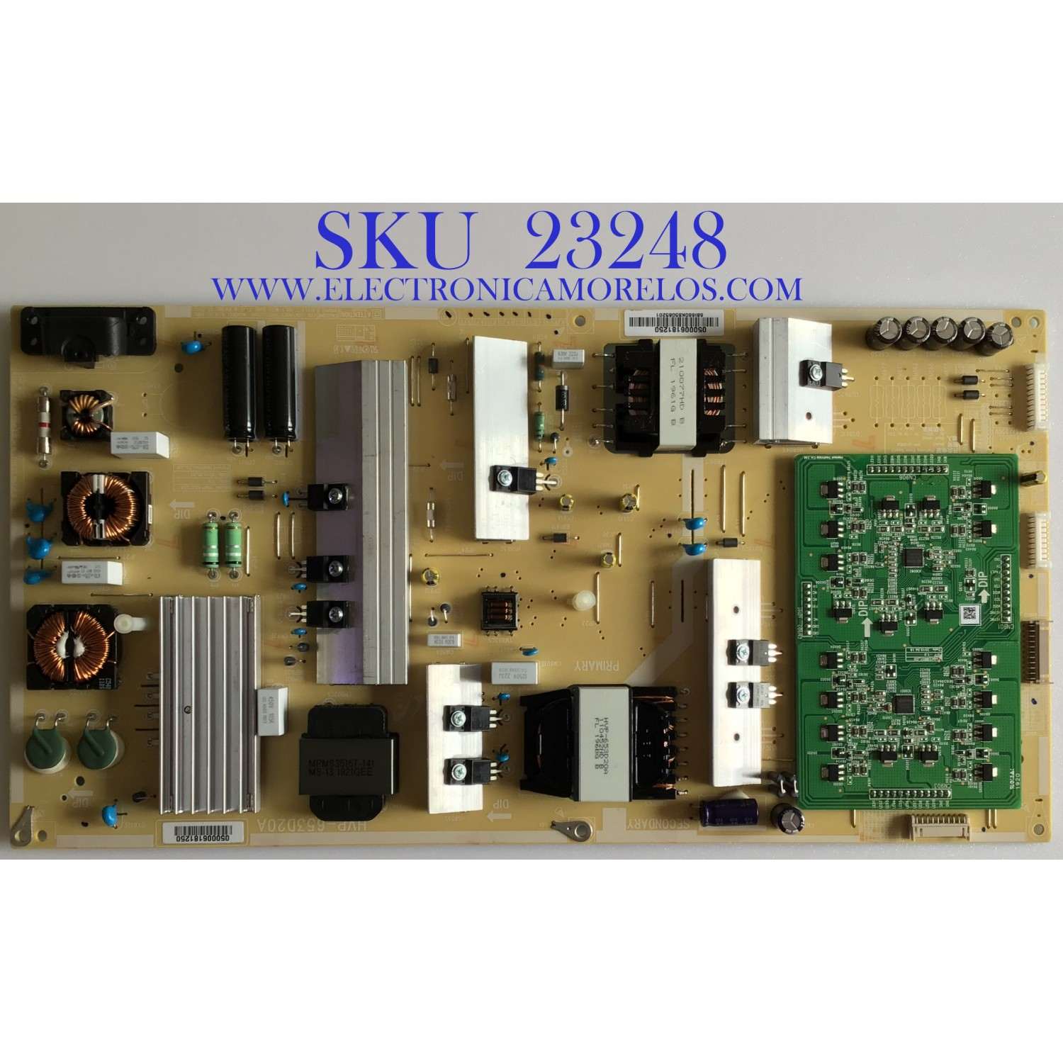 FUENTE DE PODER PARA TV VIZIO / NUMERO DE PARTE 0500-0618-1250 / HVP-653D20A / 050006181250 / MODELOS M657-G0 / M657-G0 LAFAQD / M657-G0 LAFAQDNW / M657-G0 LAFAQDLW