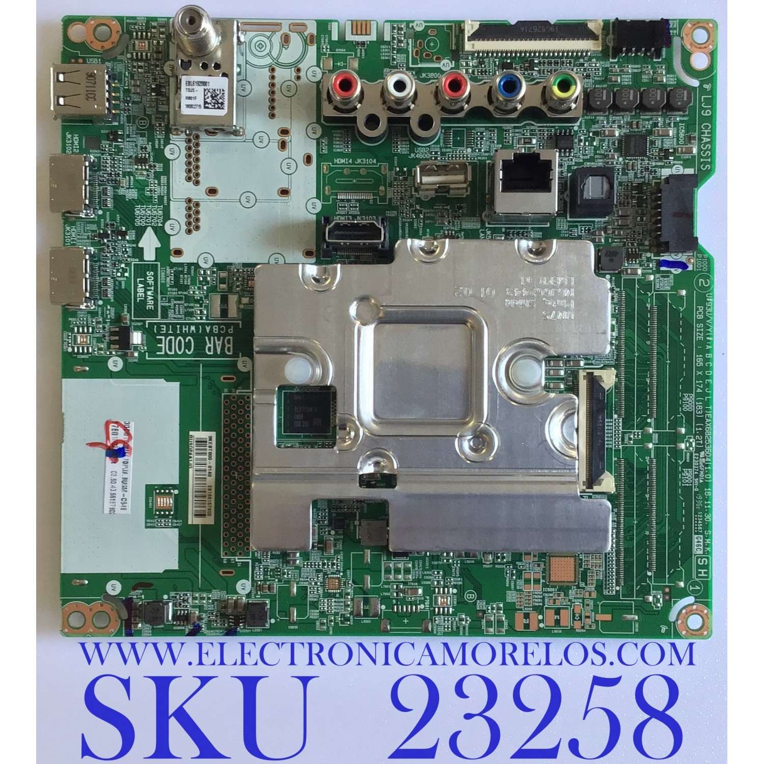 MAIN PARA TV LG 4K·UHD·HDR / NUMERO DE PARTE EBT66157802 / EAX68253604 / EAX68253605 /  / 66157802 / EAX68253604(1.0) / EAX68253605(1.1) / PANEL NC700DQE-VSHX1 / MODELOS 70UM6970PUA / 70UM6970PUA.BUSMLOR