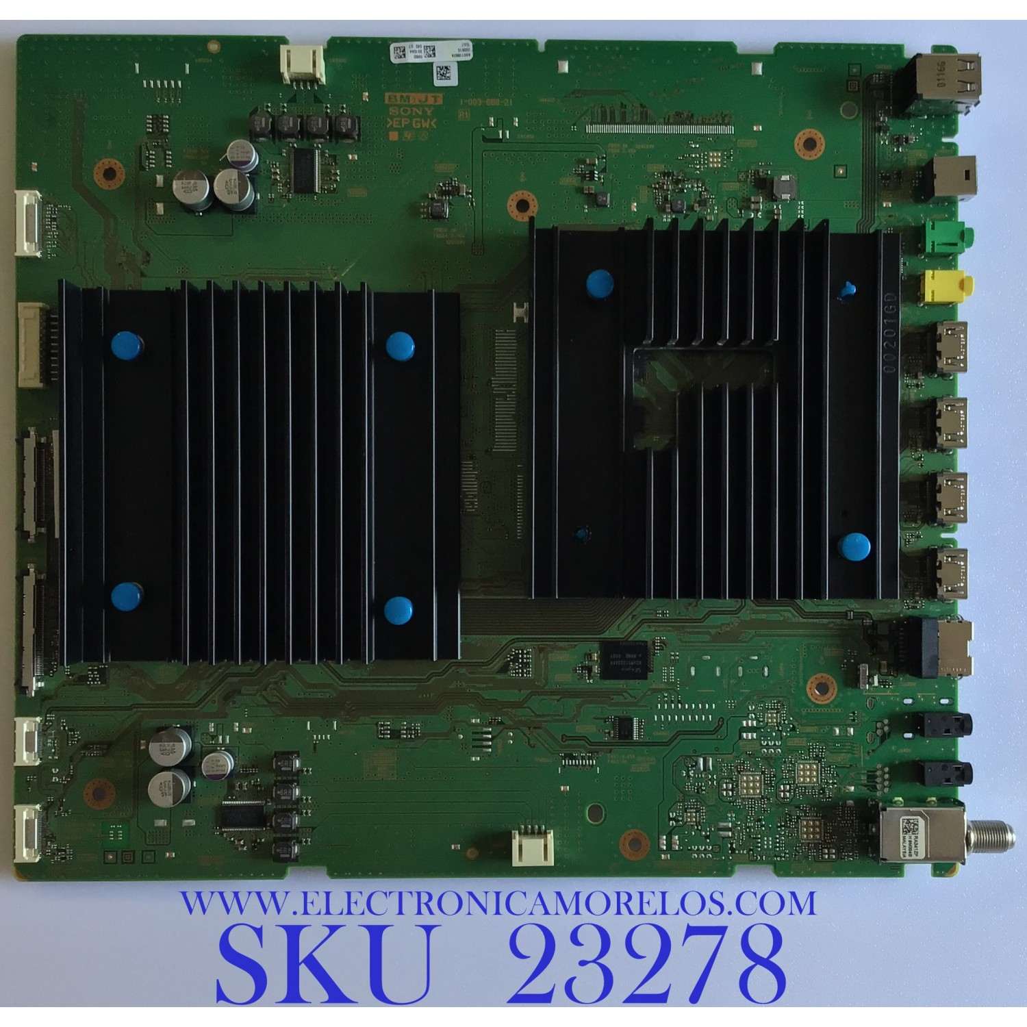 MAIN PARA SMART TV SONY 4K / NÚM DE PARTE A-5011-896-A / 1-003-688-21 / 1-003-688-11 / A5011882A / A5011882A 098G / A-5011-882-A / A-5011-882-A 098G / PANEL YDAF075DNN01 / DISPLAY V750DK3-Q01 / MODELO XBR-75X950H / XBR75X950H