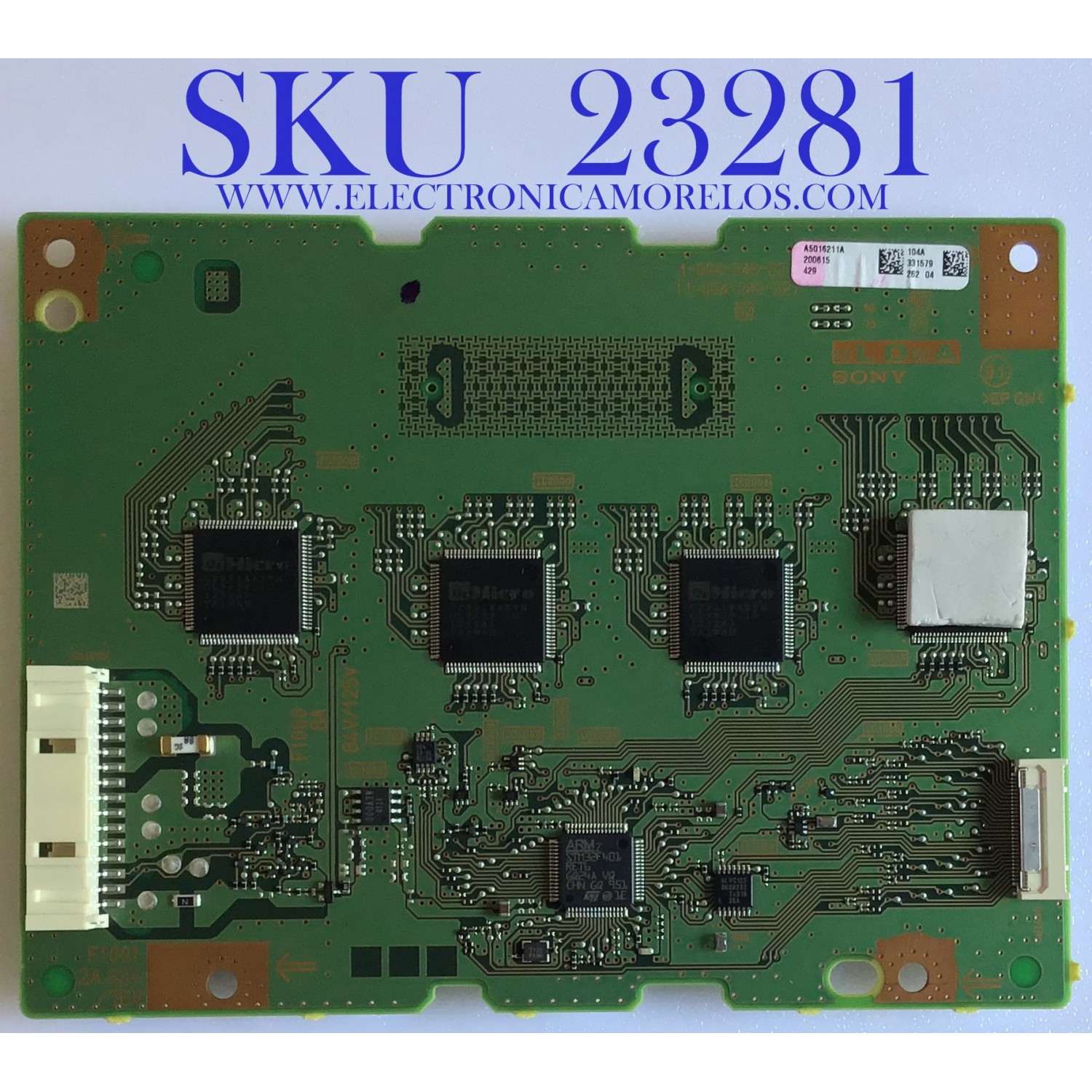 LED DRIVER PARA TV SONY / NUMERO DE PARTE A-5016-211-A / 1-004-243-22 / 1-004-242-22 / A5016211A / A5016211A 104A / A-5016-211-A 104A / PANEL YDAF075DNN01 / MODELO XBR-75X950H / XBR75X950H