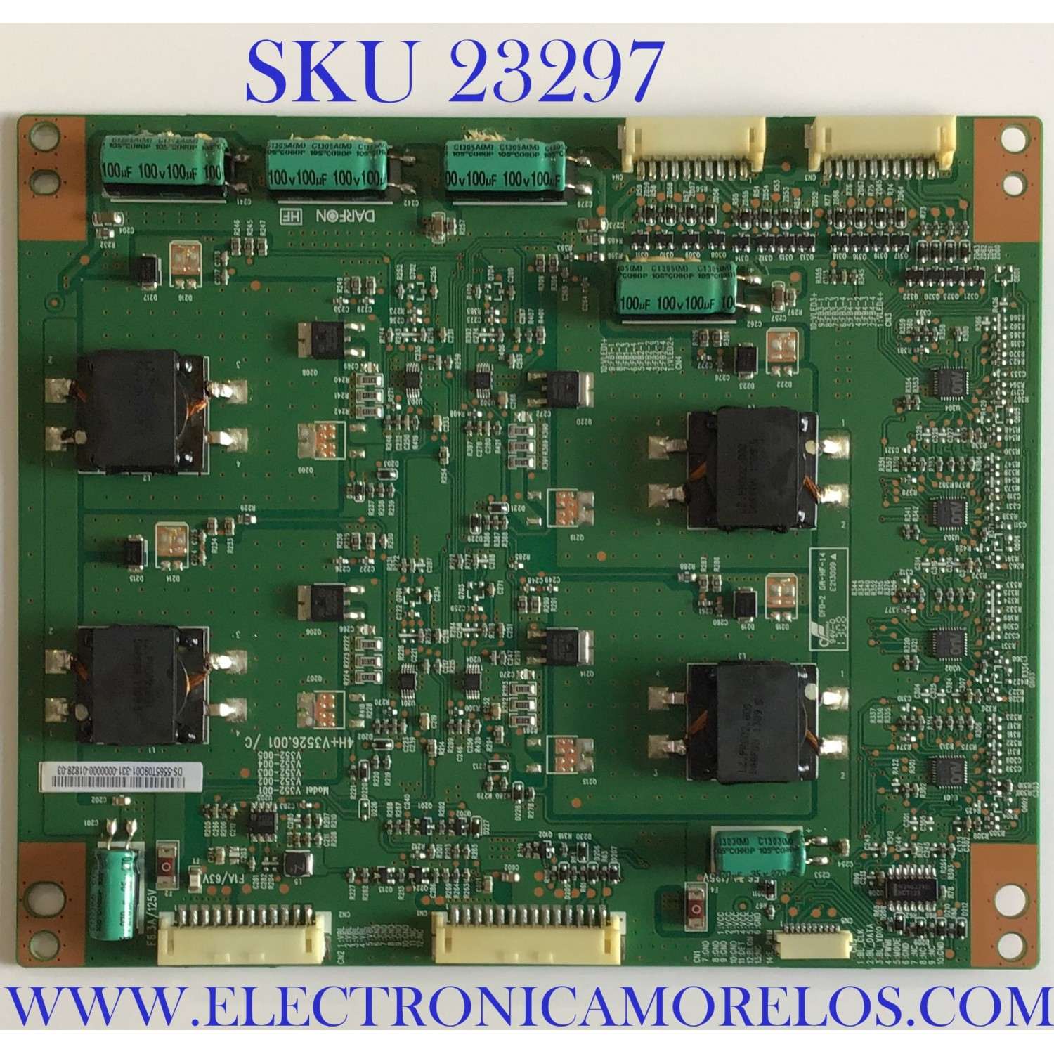 LED DRIVER PARA TV VIZIO / 55.65T09.D01 / 4H+V3526.001/C / 5565T09D01 / PANEL T650HVJ02.1 / MODELO M651D-A2R LWJAOFDP