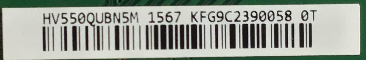 T-CON PARA TV SONY / NUMERO DE PARTE 1-007-125-11 / 47_6021321 / HV550QUBN5M / 1567K / HV550QUB_N5M_V02 / PANEL YSAF055CNO01 / NUMERO DE DISPLAY HV550QUB-N5M/ MODELO XBR-55X800H / XBR-55X81CH / XBR55X81CH / KD-55X80J - Imagen 3