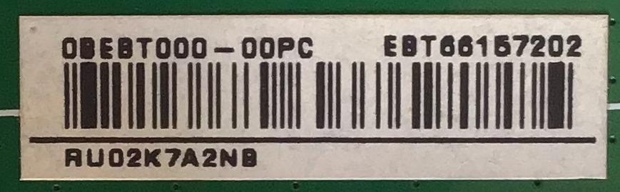 MAIN PARA SMART TV LG 4K Ultra HD CON HDR RESOLUCION (3,840 x 2,160) / EBT66157202 / EAX68253605(1.1) / PANEL NC650DQG-ABGX5 / MODELO 65UM6950DUB.BUSGLKR - Imagen 3