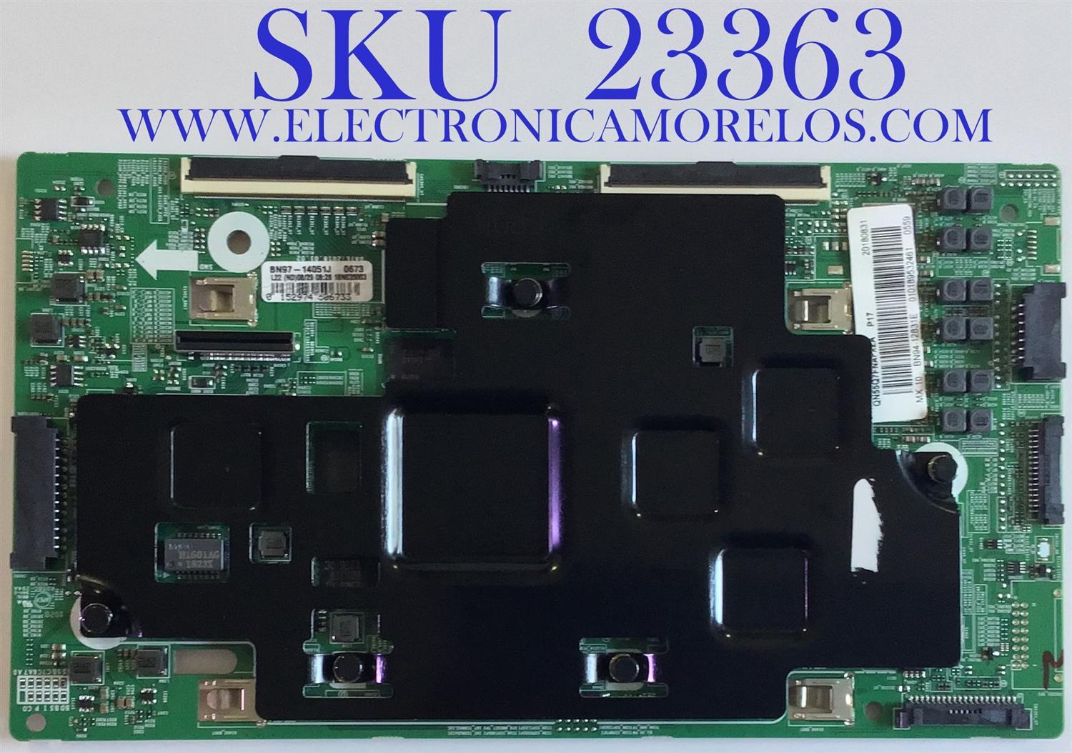 MAIN ORIGINAL PARA SMART TV SAMSUNG QLED 4K / NUMERO DE PARTE BN94-12831E / BN41-02634A / BN97-14051J / BN41-02634 / PANEL CY-QN055FLLV3H / DISPLAY LSF550FF01-M02 / BN96-42069A / MODELO QN55Q7FNAFXZA FA02
